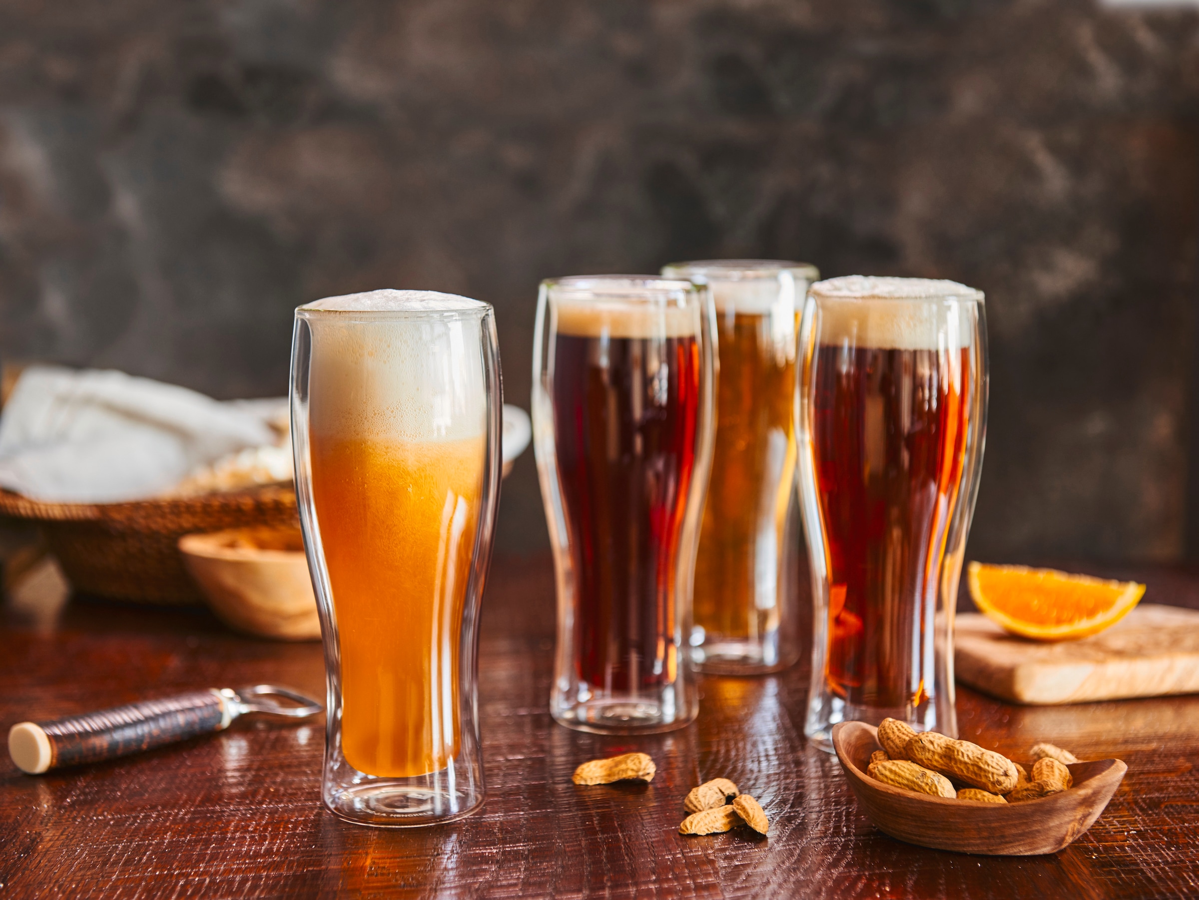 Zwilling Bierglas »Sorrento Bar«, (Set, 2 tlg.), Doppelwandig, Borosilikatglas, 2-tlg., je 410 ml
