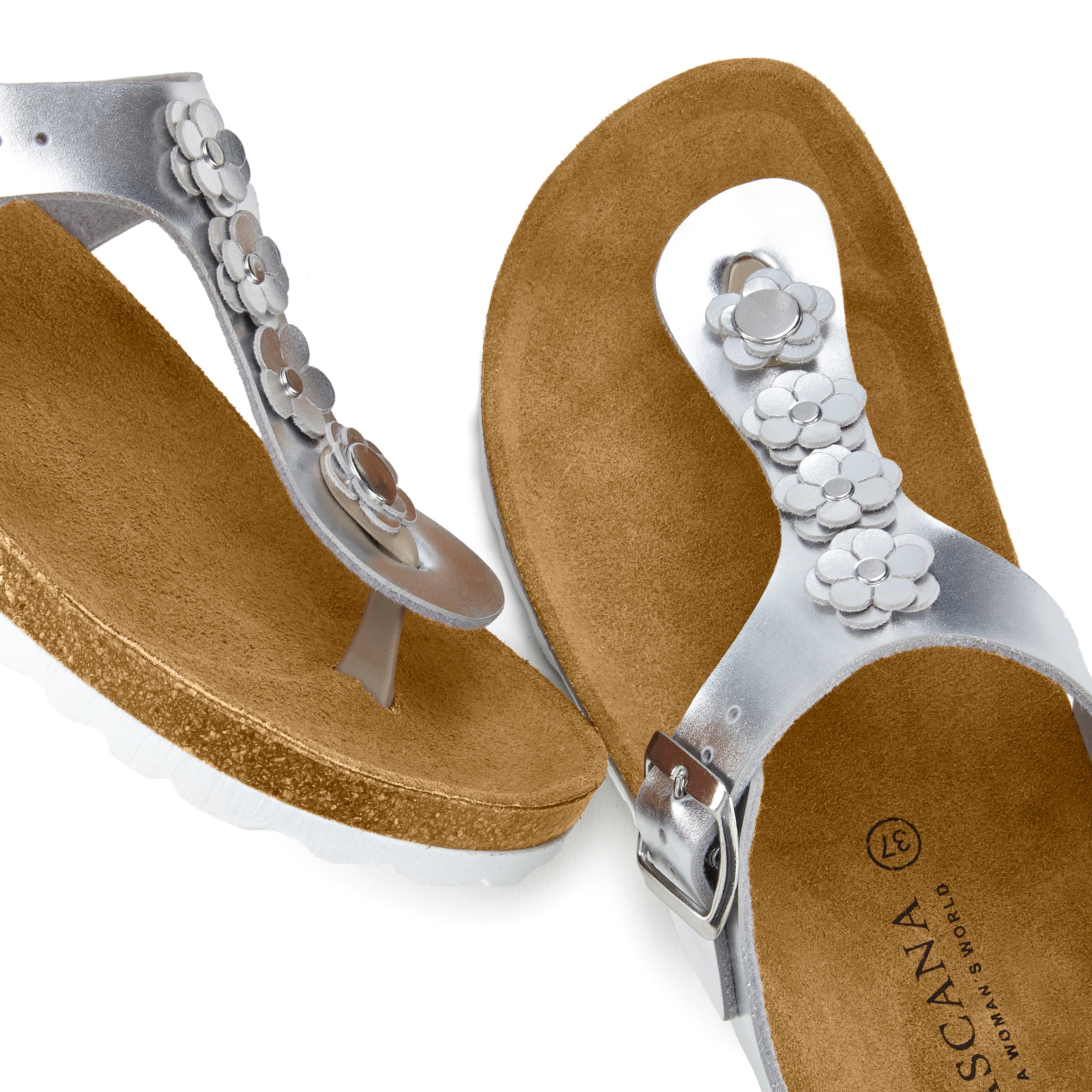 LASCANA Sandal Silver 39 3