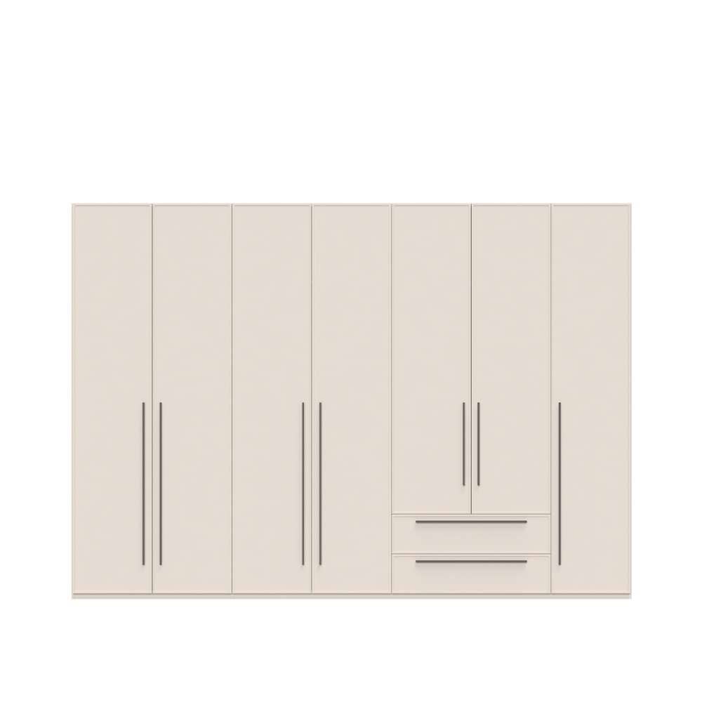 Places of Style Drehtürenschrank »Opera mit oder ohne Kranz inkl. LED-Bel.,B 227,272,317 oder 362 cm«, UV lackiert, Soft Close Funktion, Höhenverstellbare Füße