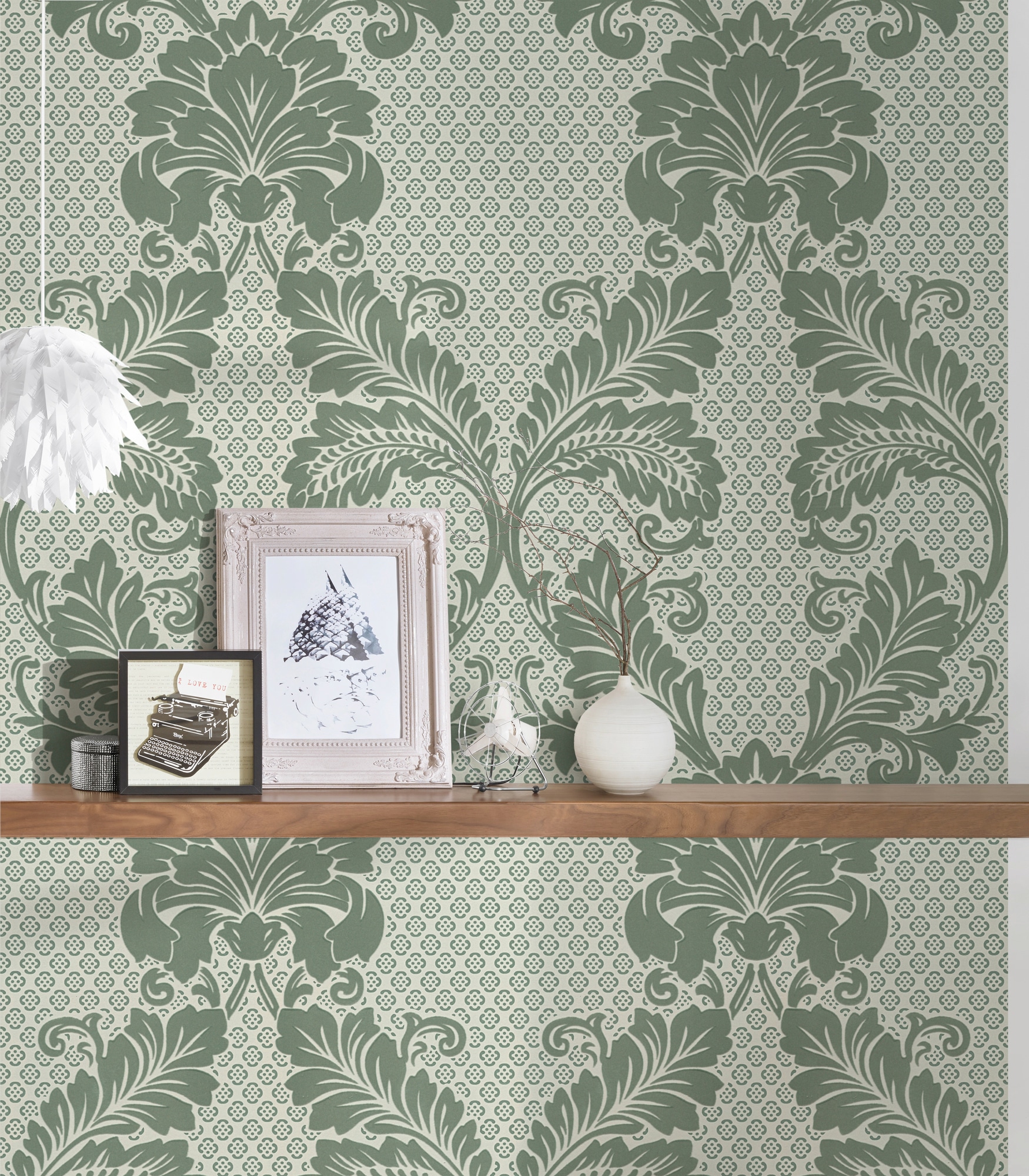 Architects Paper Vliestapete »Luxury wallpaper«, Barock-ornamental-gemustert, Ornament Tapete Barock Tapeten Wohnzimmer Schlafzimmer Küche Flur Büro