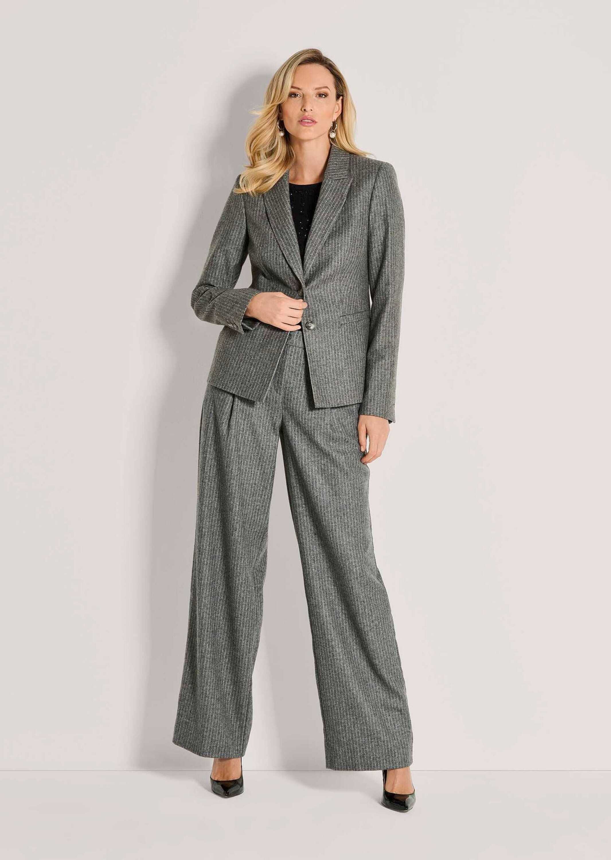 MADELEINE Jackenblazer "Blazer Eleganter Einreiher mit Kreidestreifen" günstig online kaufen