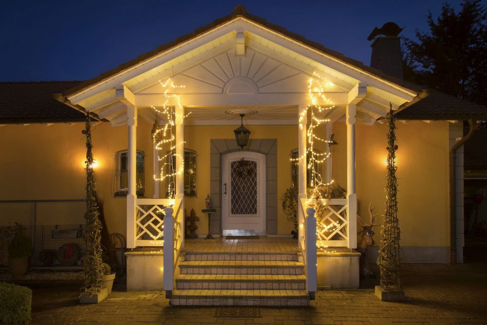 KONSTSMIDE LED-Lichterkette »Weihnachtsdeko | BAUR aussen«, als warm weiße Dioden bestellen 240 weiß, variabel Lichterkranz/Lichtergirlande
