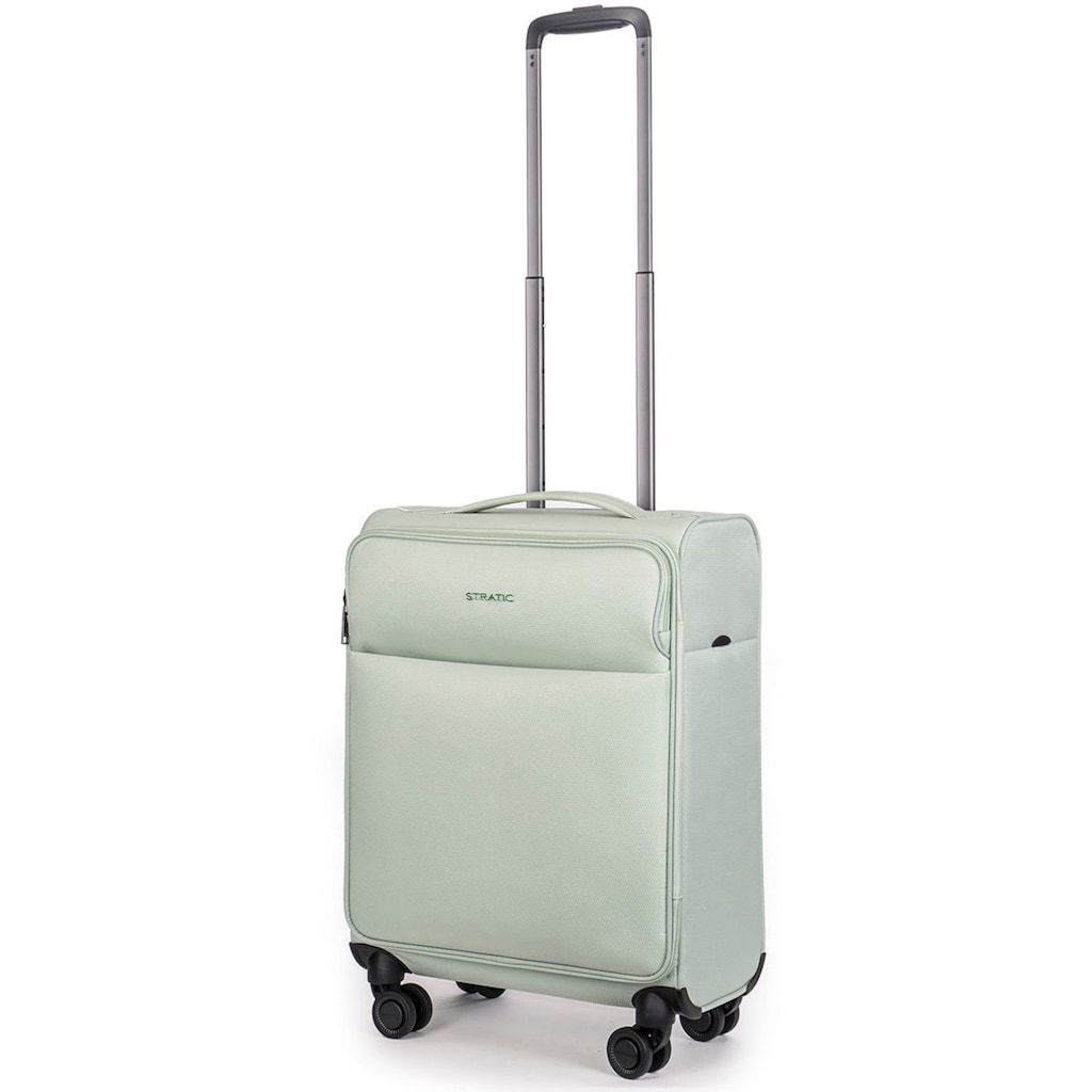 Stratic Weichgepäck-Trolley »Stratic Light + S, mint«, 4 Rollen