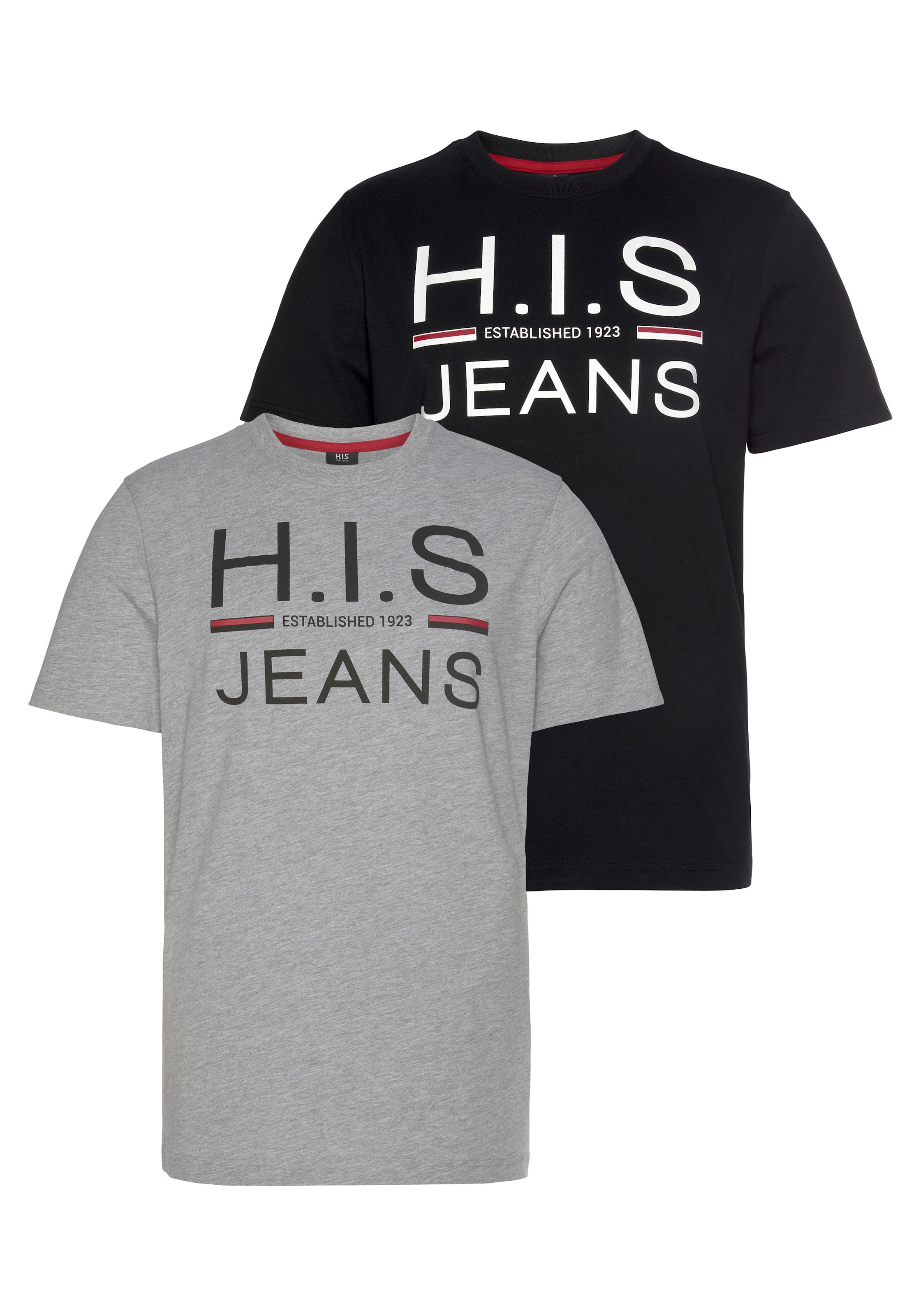 H.I.S Rundhalsshirt, (Packung, 2er-Pack) ▷ für | BAUR