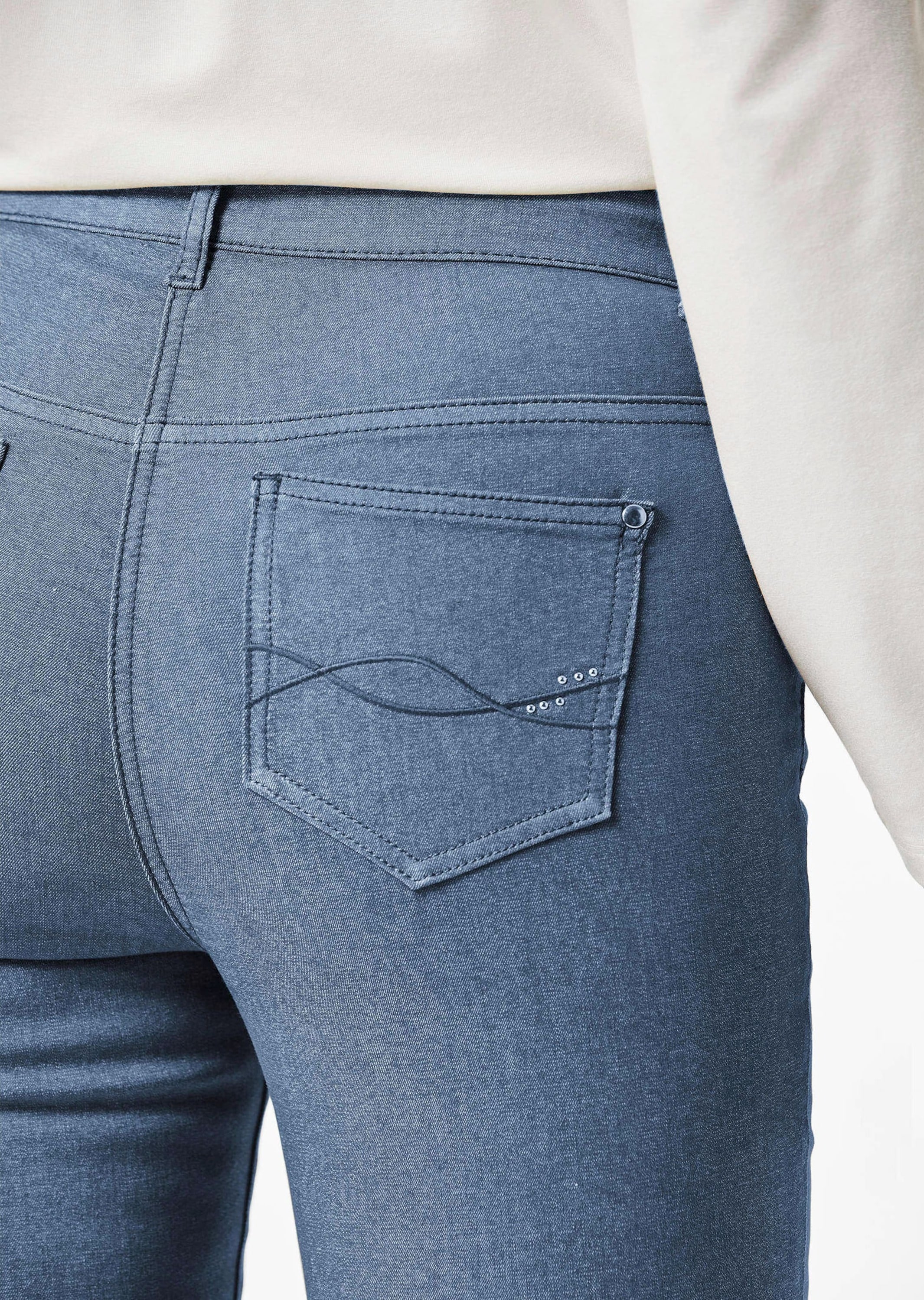 GOLDNER 7/8-Hose »Kurzgröße Schmale Stretchhose BELLA«