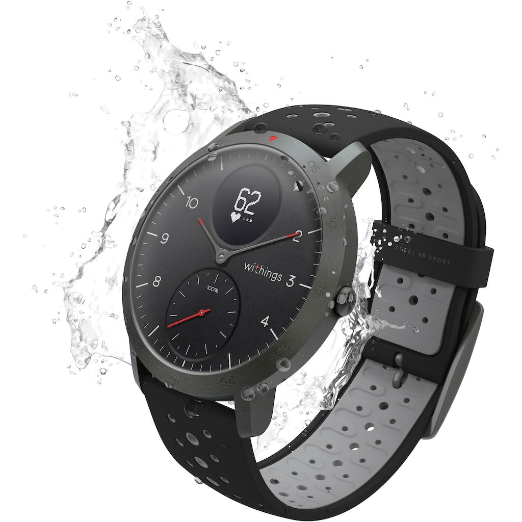 Withings Fitnessuhr »STEEL HR Sport«