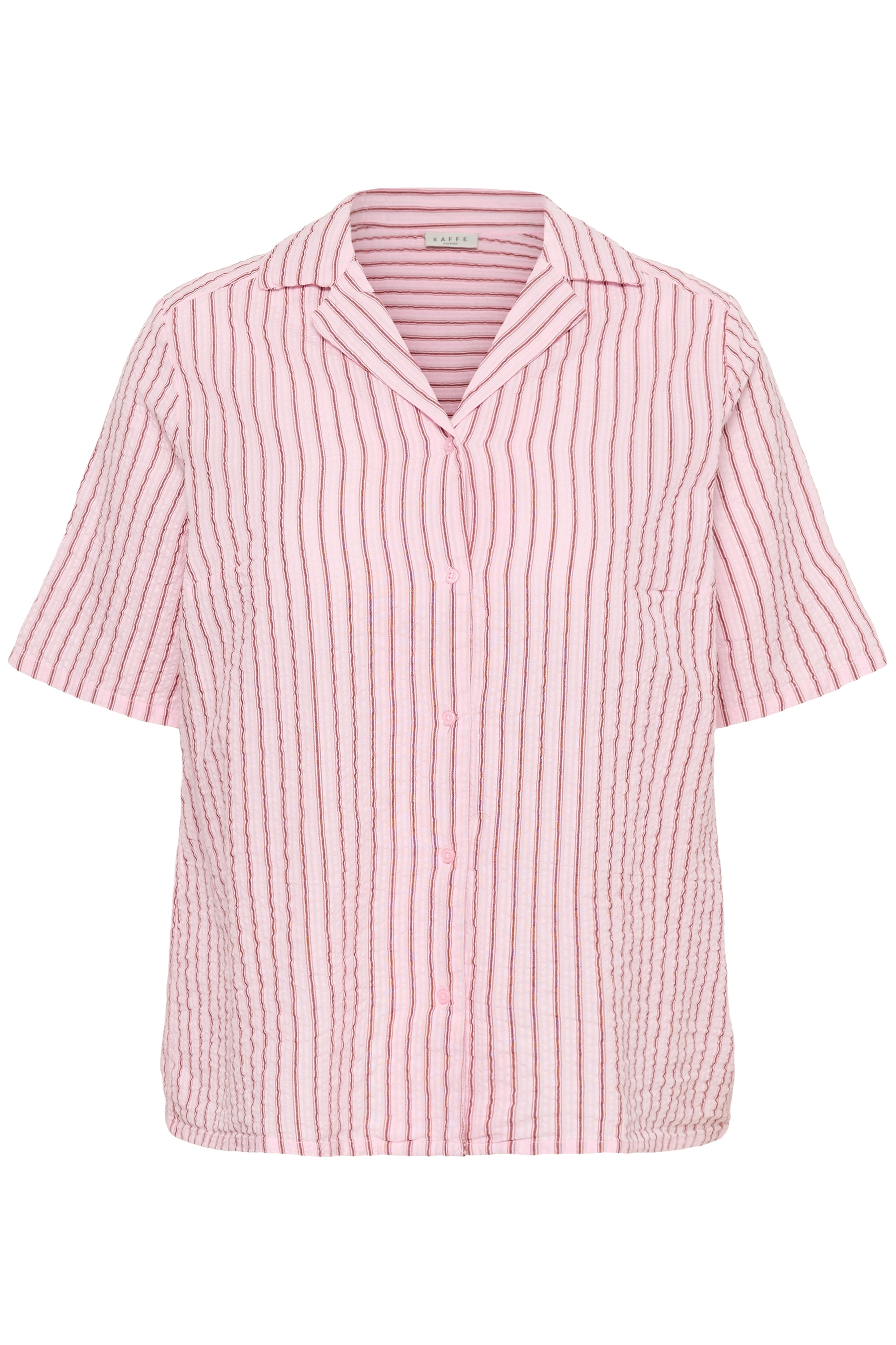 KAFFE Curve Kurzarmhemd "Damen Kurzarmhemd KClary"