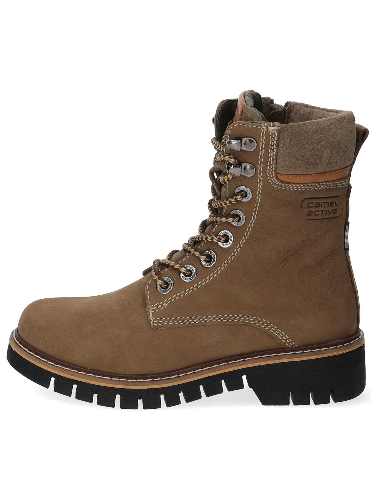 camel active Schnürstiefelette "camel active Stiefelette Leder/Textil" günstig online kaufen
