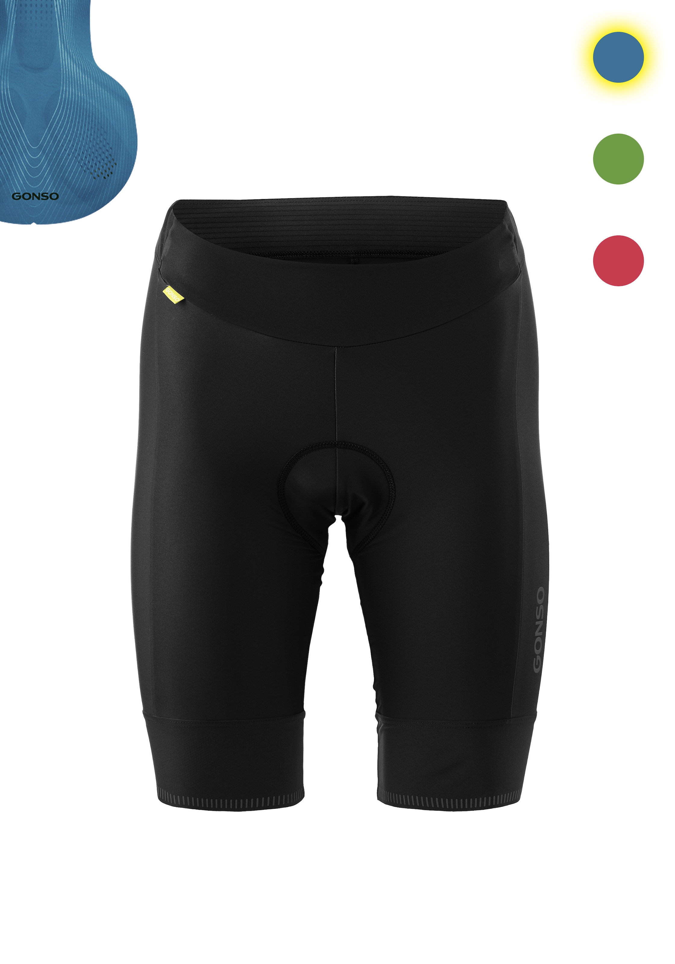 Gonso Fahrradhose "SITIVO W" Damen Radhose, Radlerhose mit speziellem Sitzpolster, Tight Fit