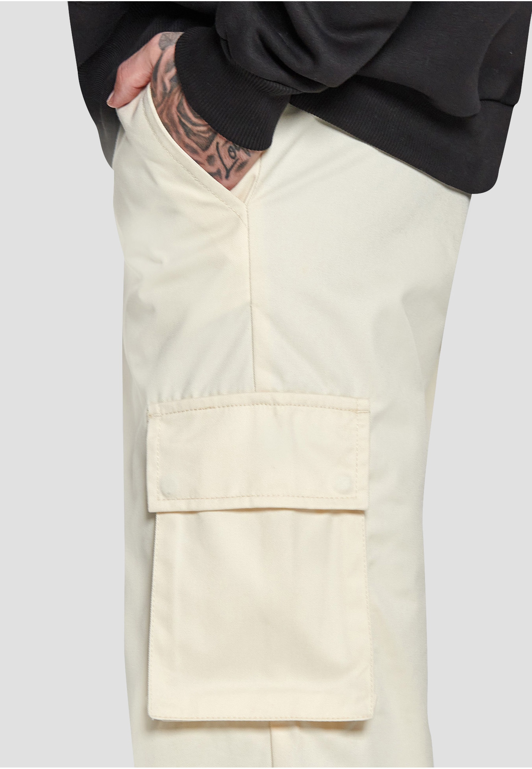 Dropsize Cargohose »Dropsize Herren Dropsize Single Cargo Pocket Workwear Pants«