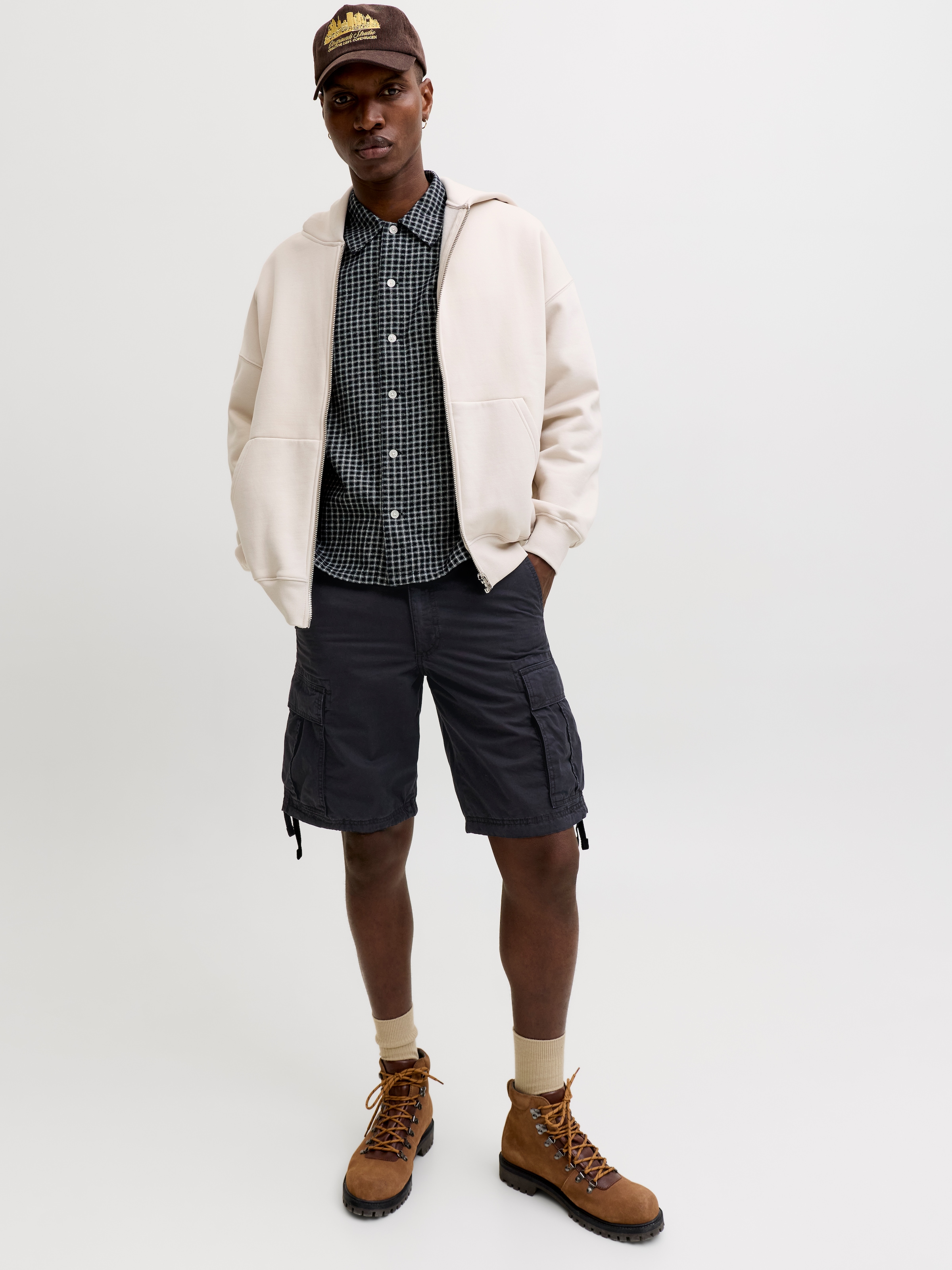 Jack & Jones Cargoshorts »JPSTCOLE FRANK CARGO SHORT MID SN«  mit Cargotaschen