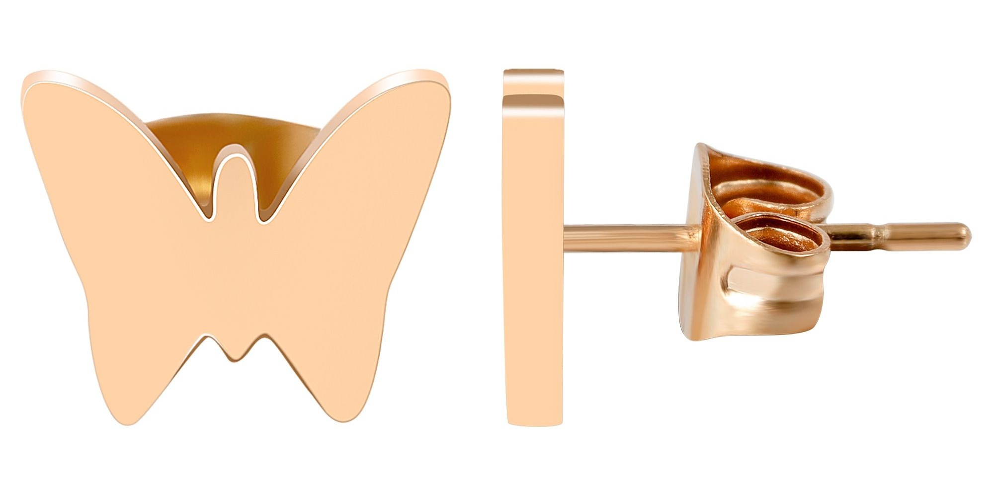 Paar Ohrhänger ADELIA´S "Damen Ohrringe – Ohrstecker aus Edelstahl", Damen, Gr. Damen, Edelstahl, gold, Ohrringe, Ideal als Geschenk zum einen besonderen Tag 2