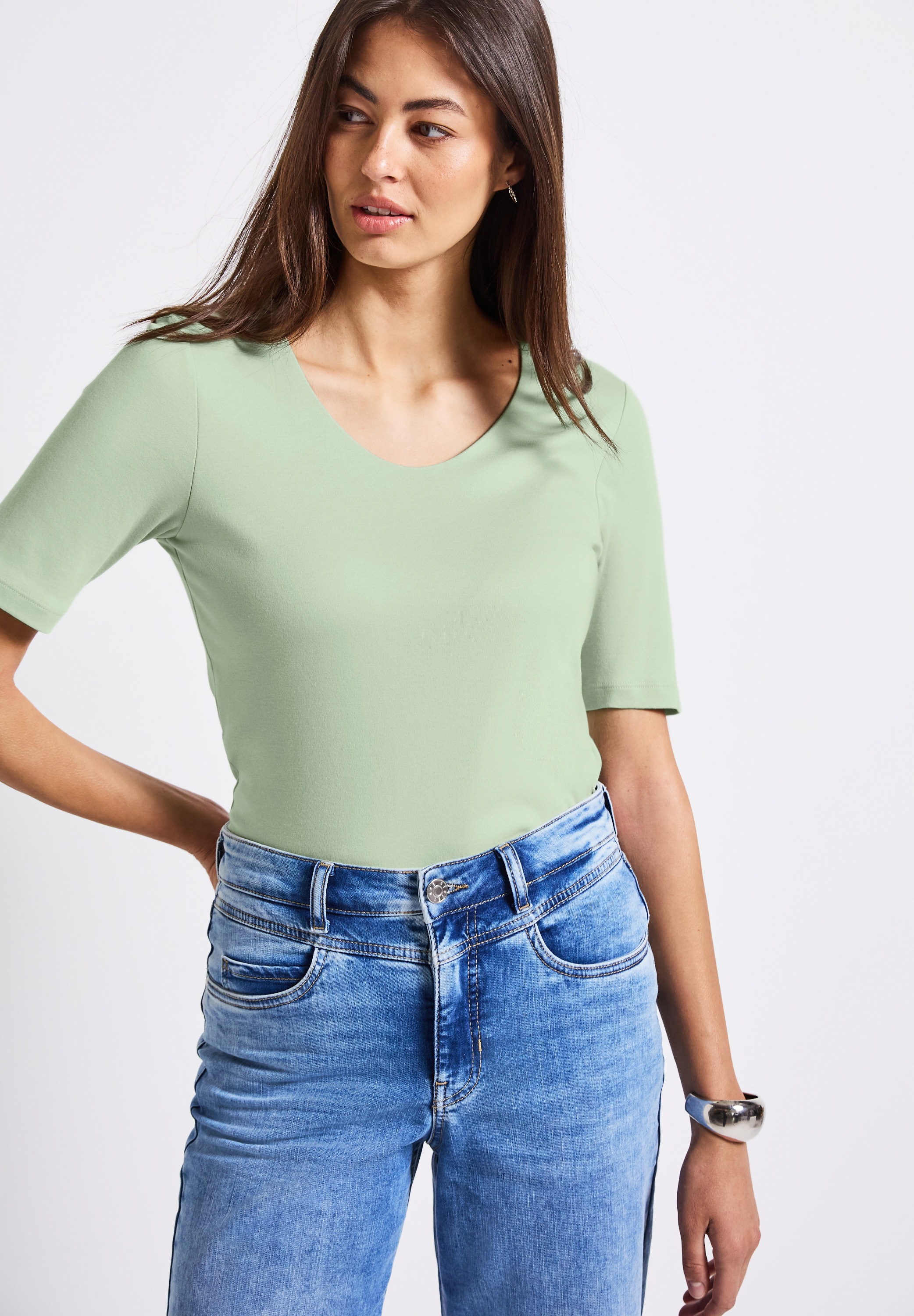 STREET ONE T-Shirt "Style Palmira", im neuen Style Palmira günstig online kaufen
