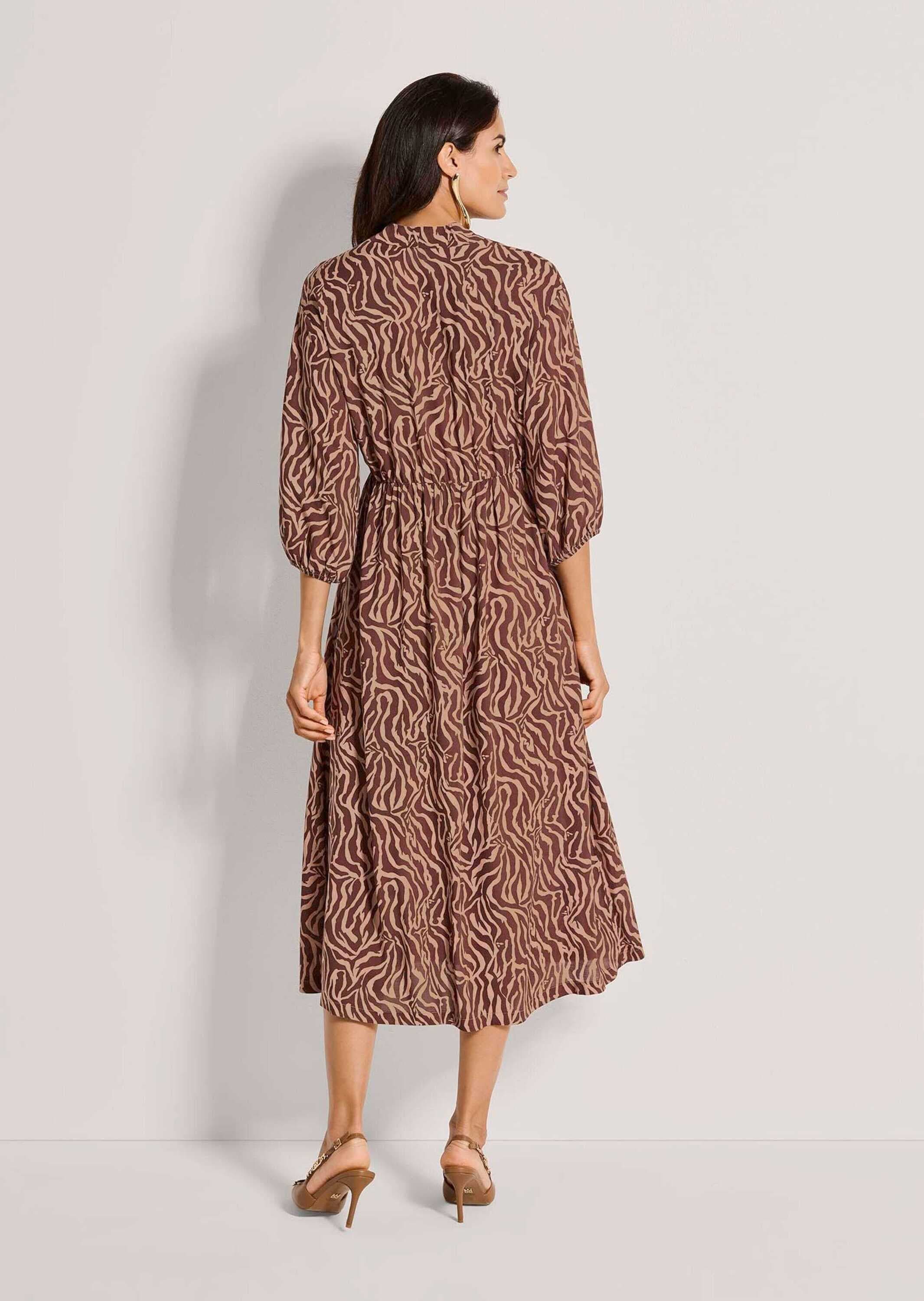 MADELEINE Midikleid »Sommerkleid Wickelkleid mit Allover-Print« Wickeloptik