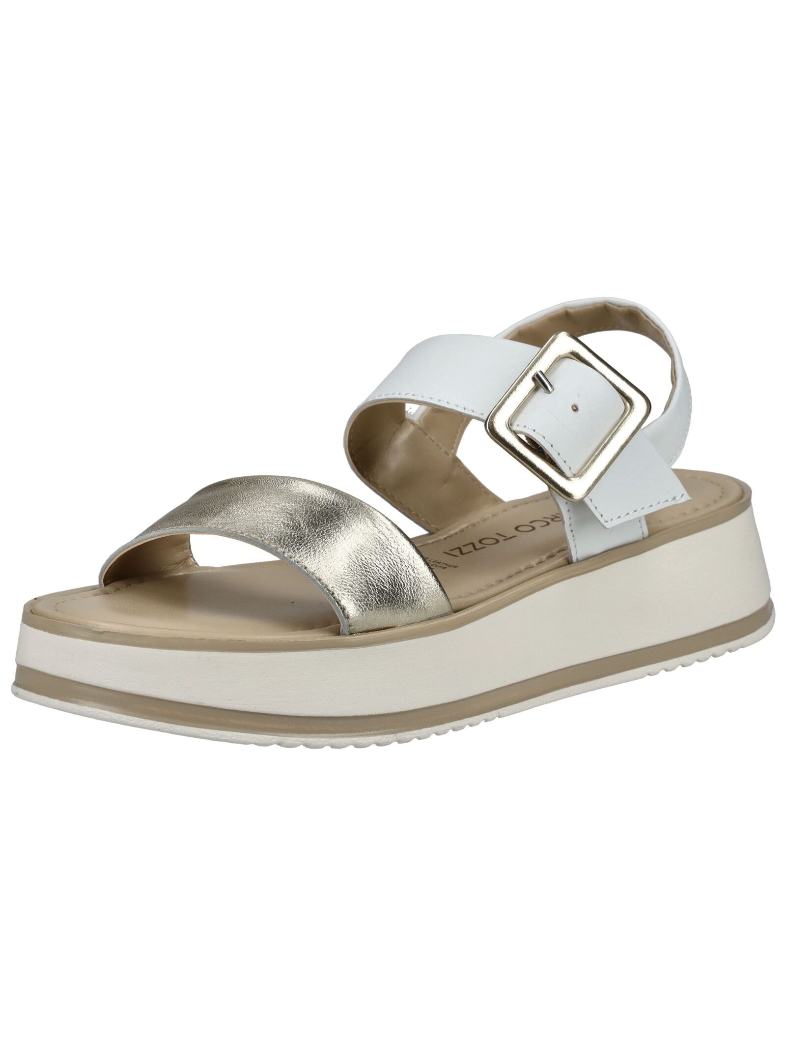 MARCO TOZZI Plateausandaletten "Marco Tozzi Sandalen Leder" günstig online kaufen