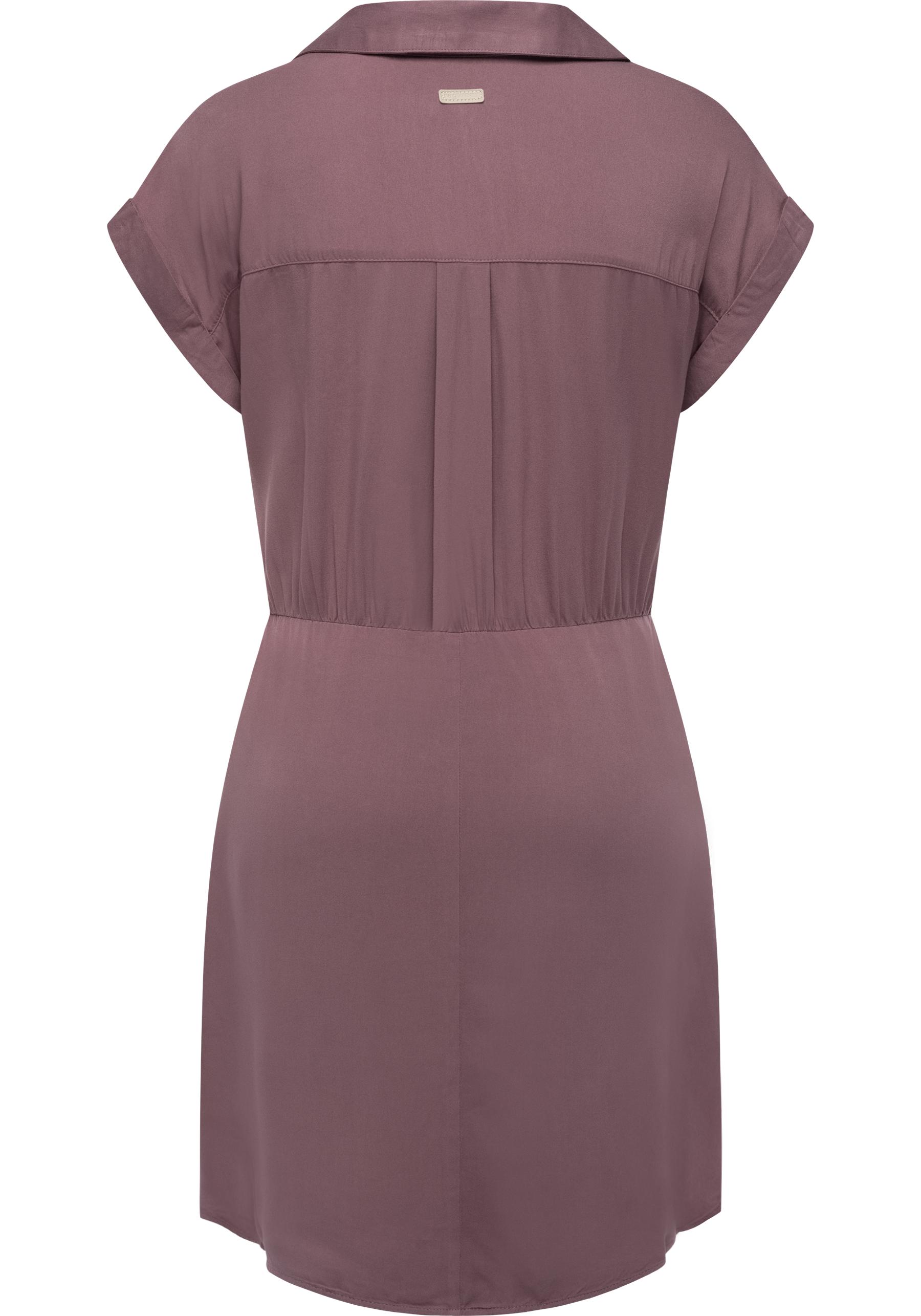 Thumbnail - Ragwear Blusenkleid "Bahaya" Brusttasche stylisches Damen Sommerkleid mit Bindeband