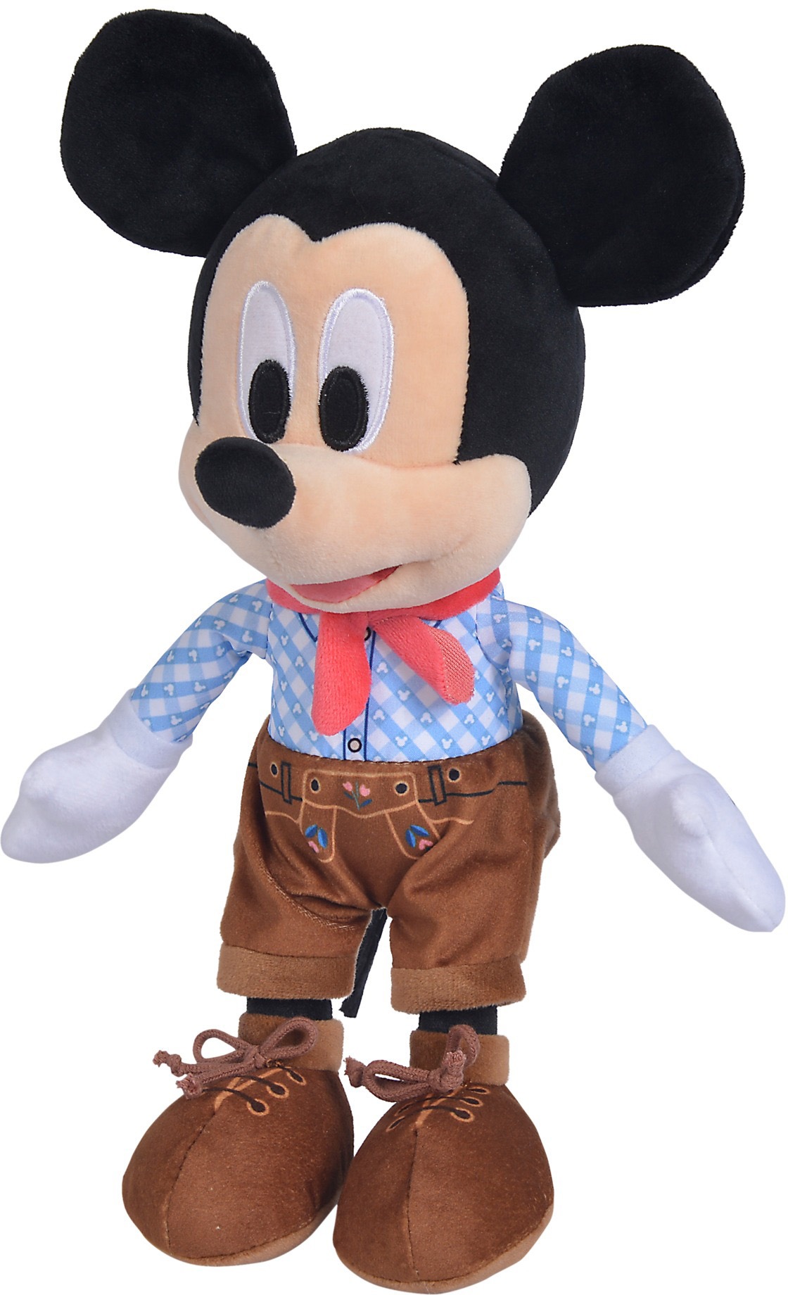 Kuscheltier Disney, Lederhosen Mickey, 25 cm