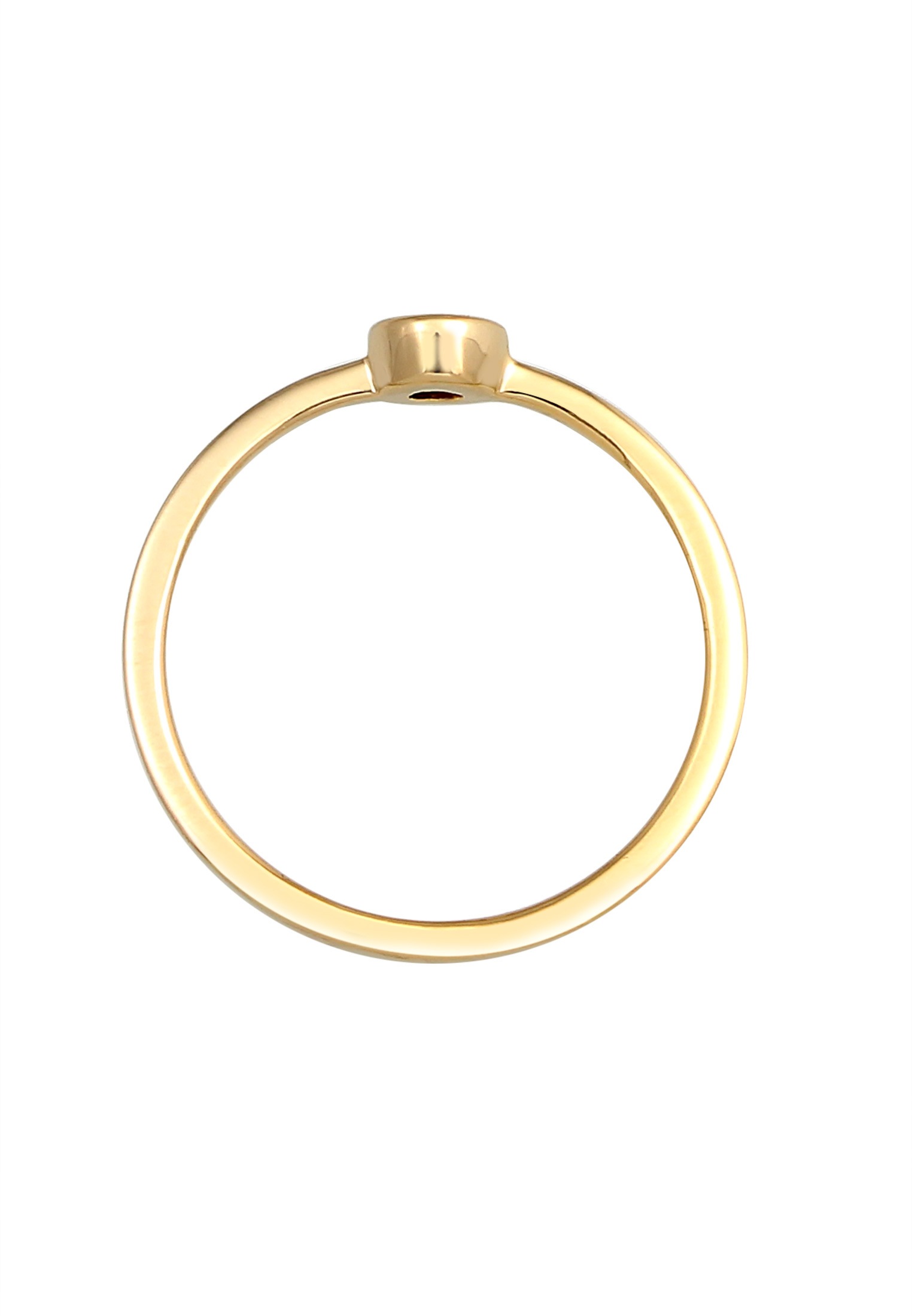 Elli DIAMONDS Verlobungsring »Verlobung Solitär Diamant 0.06 ct. 585 Gelbgold«