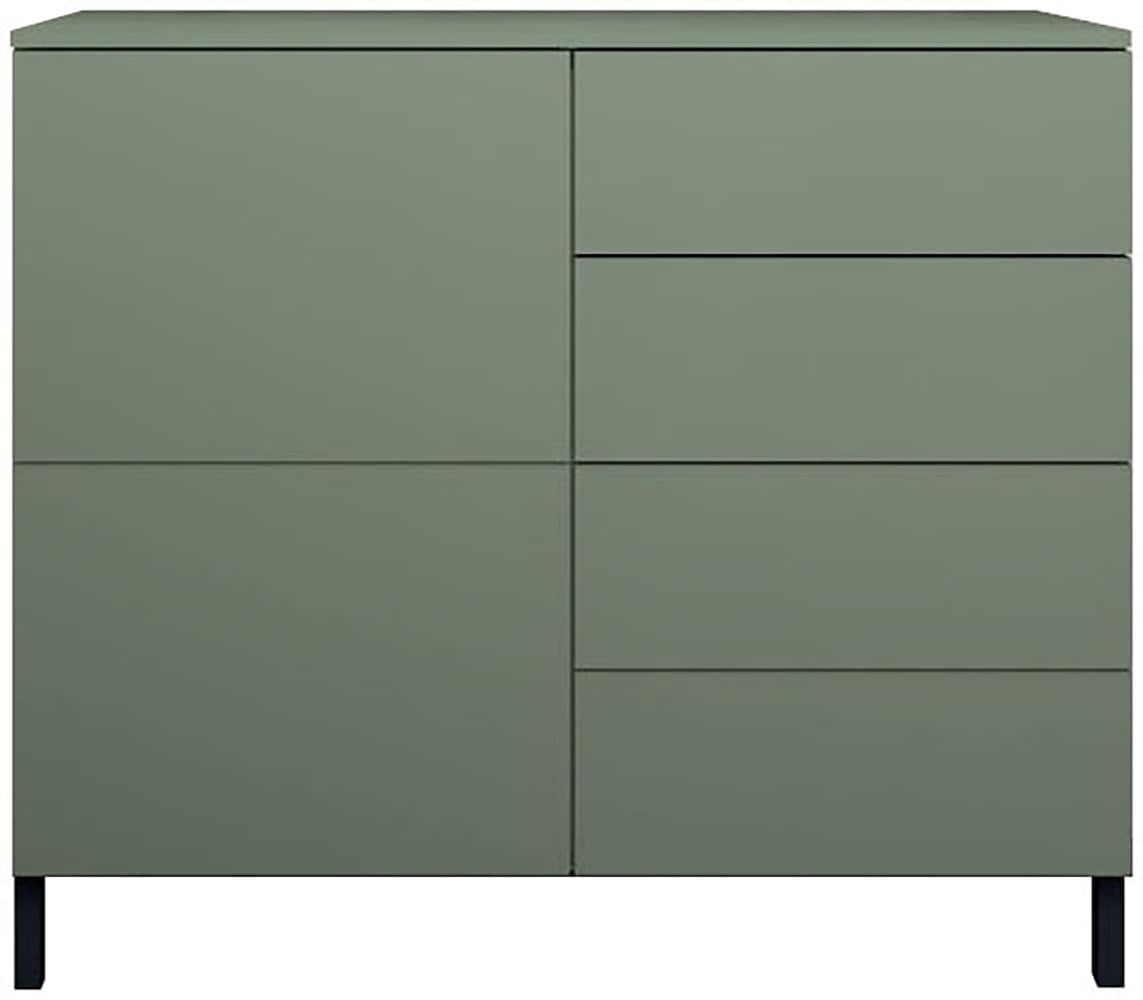 borchardt Möbel Kommode »Haama, modern, grifflos, Metallfüße, praktisch,  2 Türen« Push-To-Open, verstellbare Einlegeböden, viel Stauraum, Breite 93cm