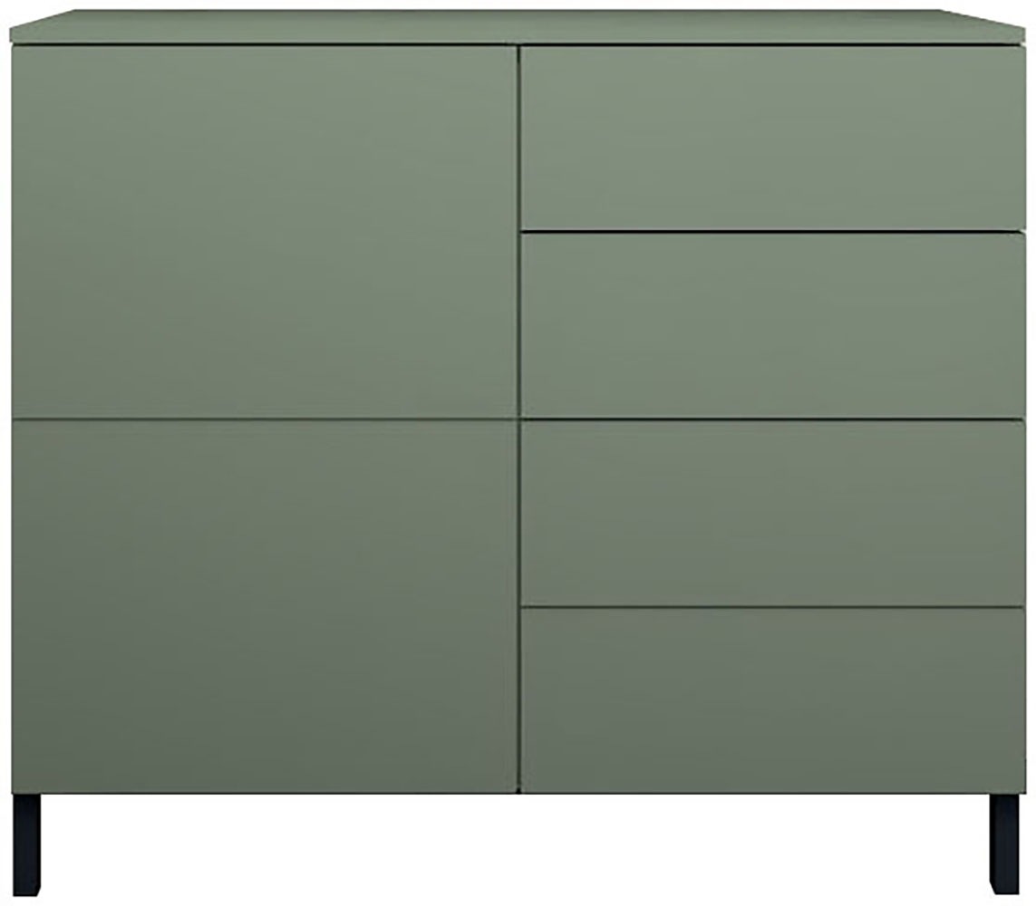 Thumbnail - borchardt Möbel Kommode "Haama, modern, grifflos, Metallfüße, praktisch, 2 Türen" Push-To-Open, verstellbare Einlegeböde...