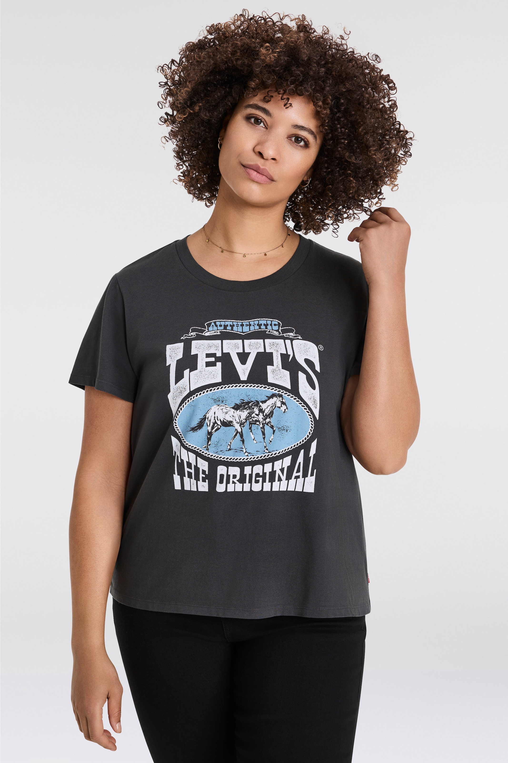 Levi's® Plus T-Shirt »PL PERFECT TEE«, mit Logodruck