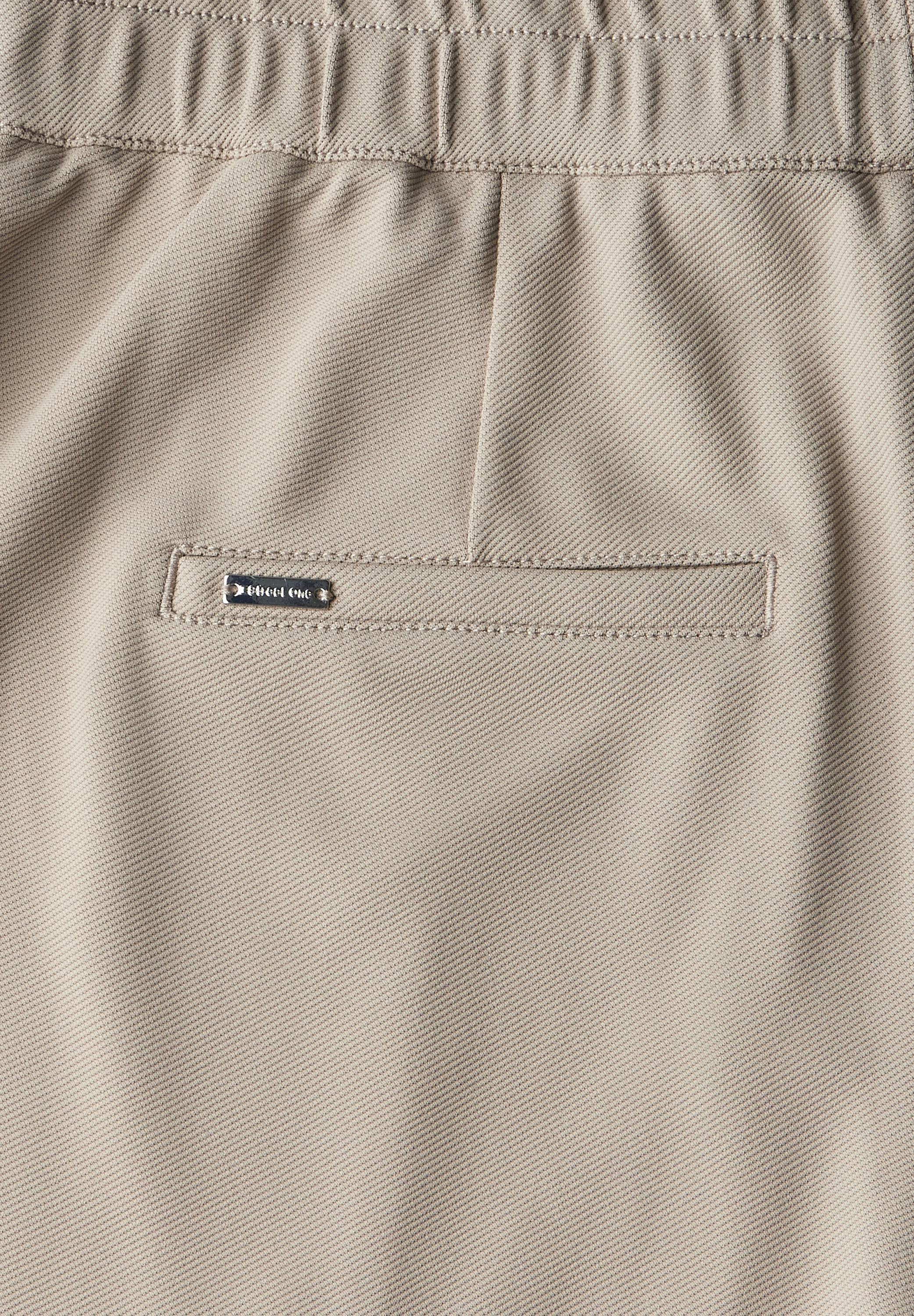 STREET ONE Bügelfaltenhose, mit Elastikbund