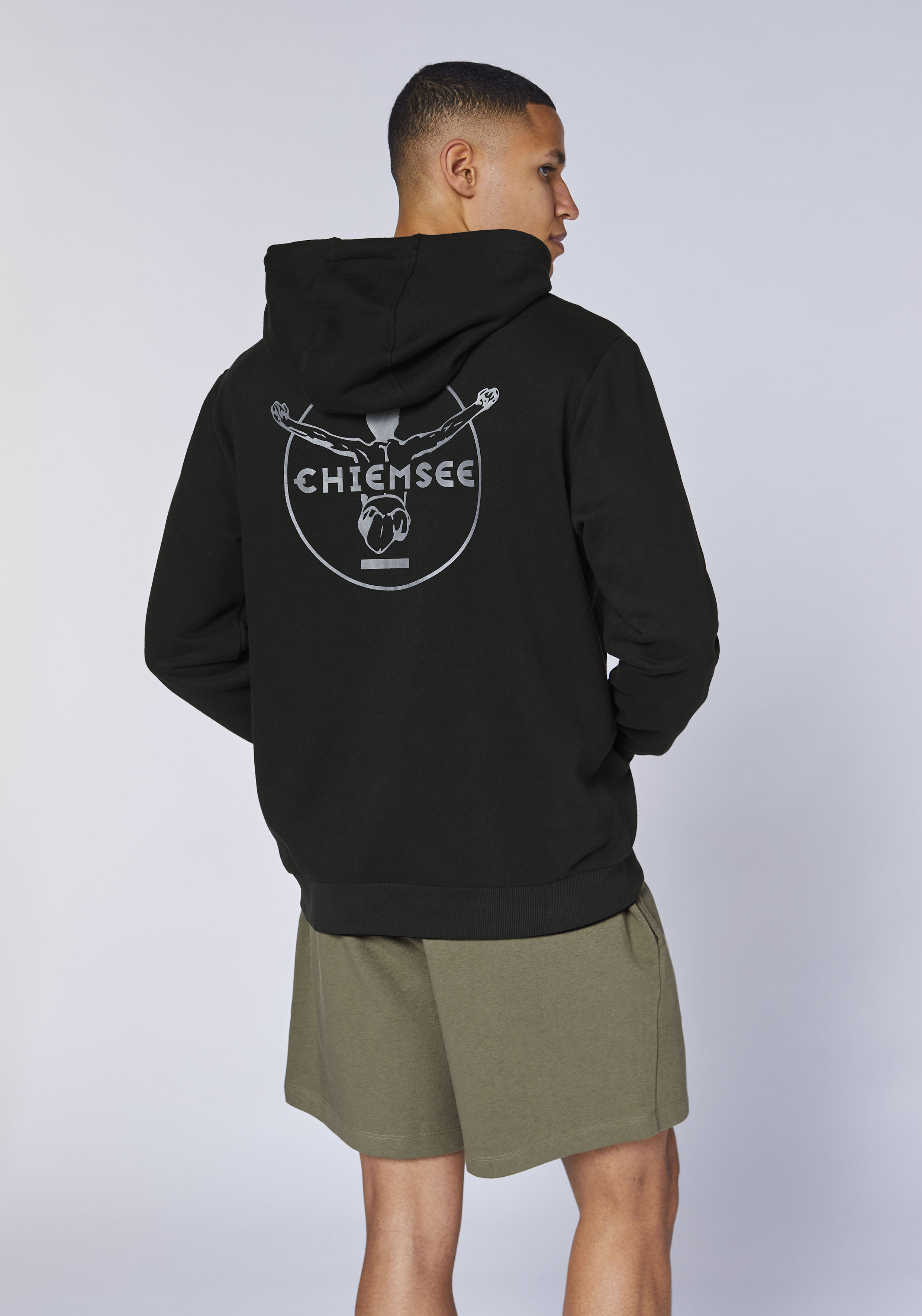 Chiemsee Kapuzensweatshirt, - mit großem Rückenprint