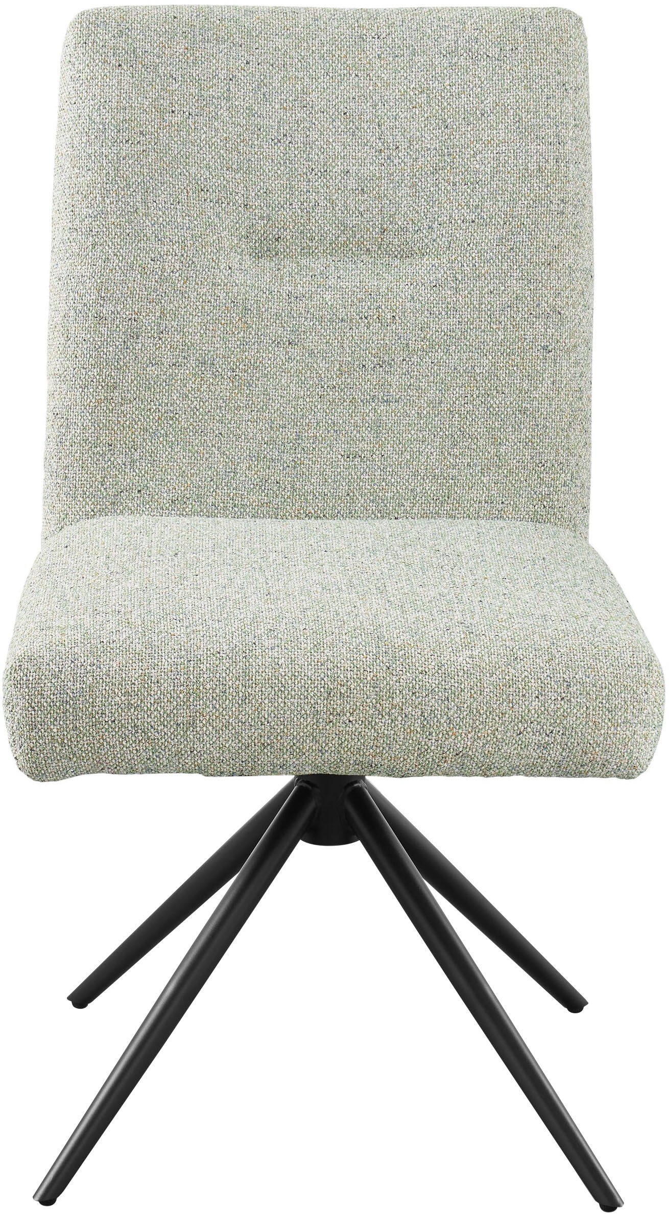 set one by Musterring Esszimmerstuhl »Tracy« (Packung) 2er-Set, Stativgestell schwarz, Sitz aus Webstoff, B52 x T65 cm