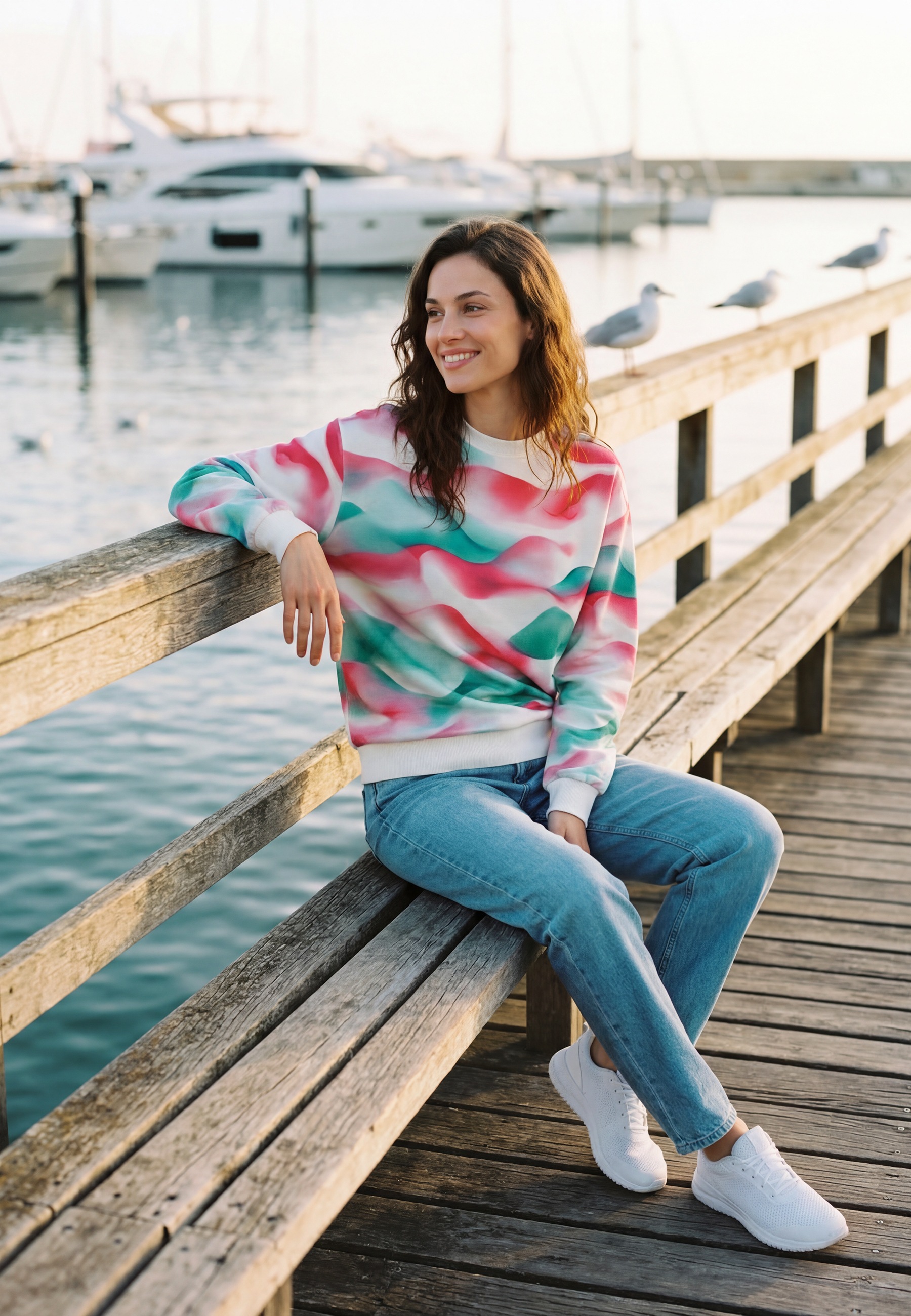 salzhaut Kapuzenpullover »Pullover AKSCHEN«