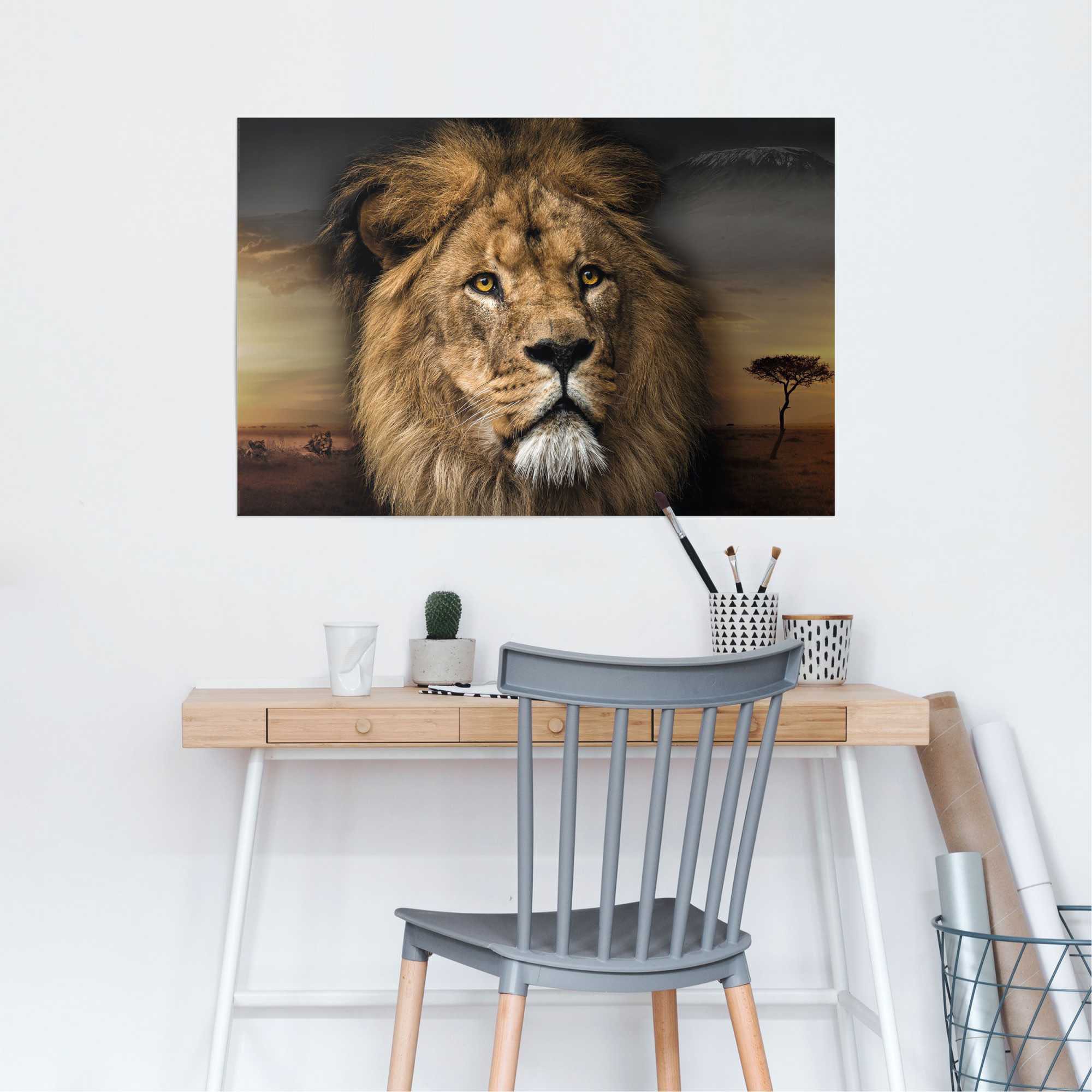Reinders Poster "Löwenkopf", (1 St.) günstig online kaufen