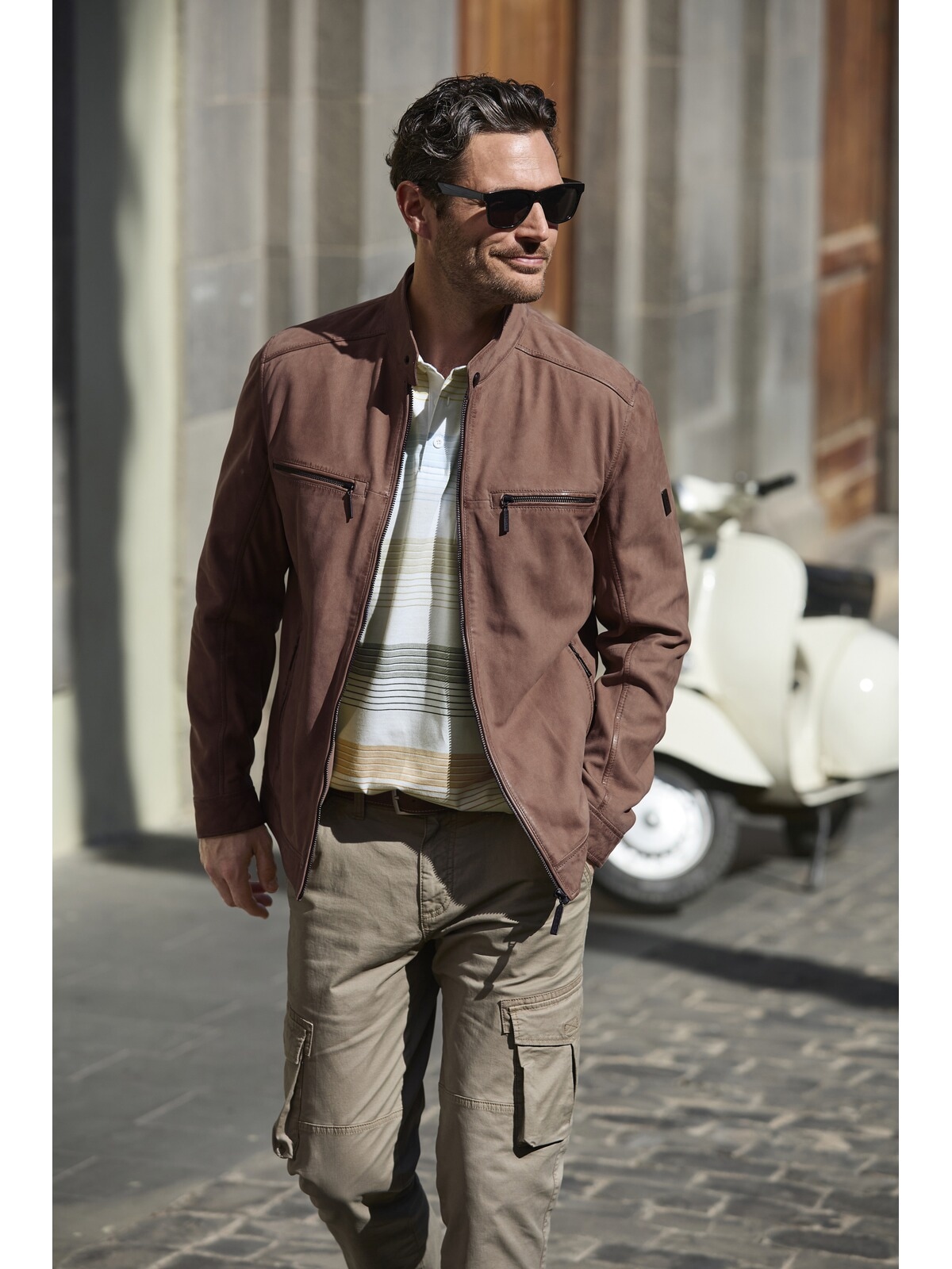 Babista Lederjacke »Lederjacke BELLATERA«, (1 St.)