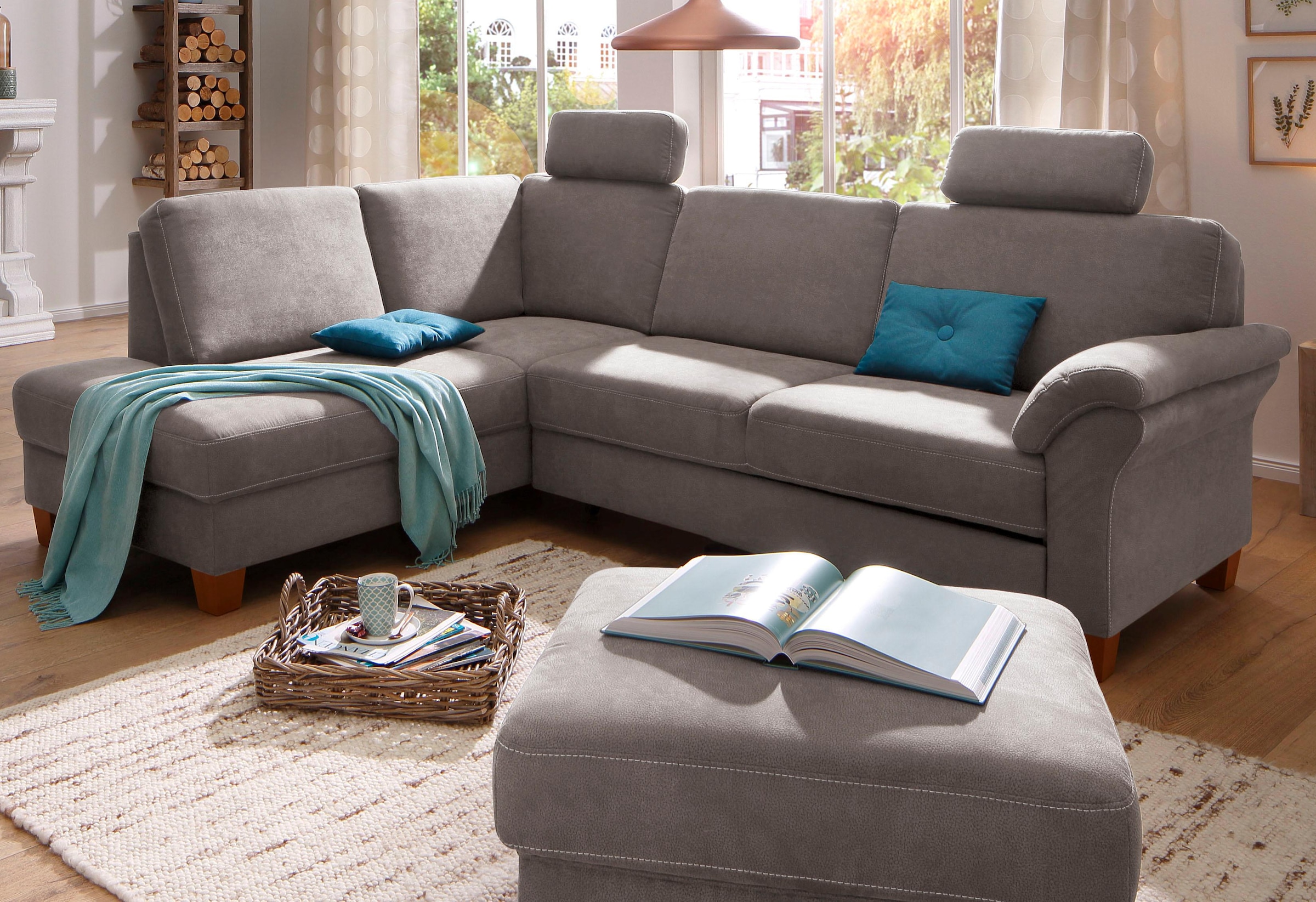 Home affaire Ecksofa "Borkum L-Form, B: 249 cm - OTTO. Verlässliche Qualitä günstig online kaufen