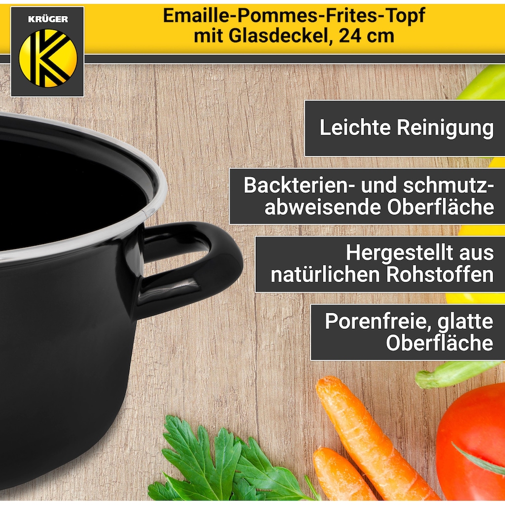 Krüger Frittiertopf, Emaille