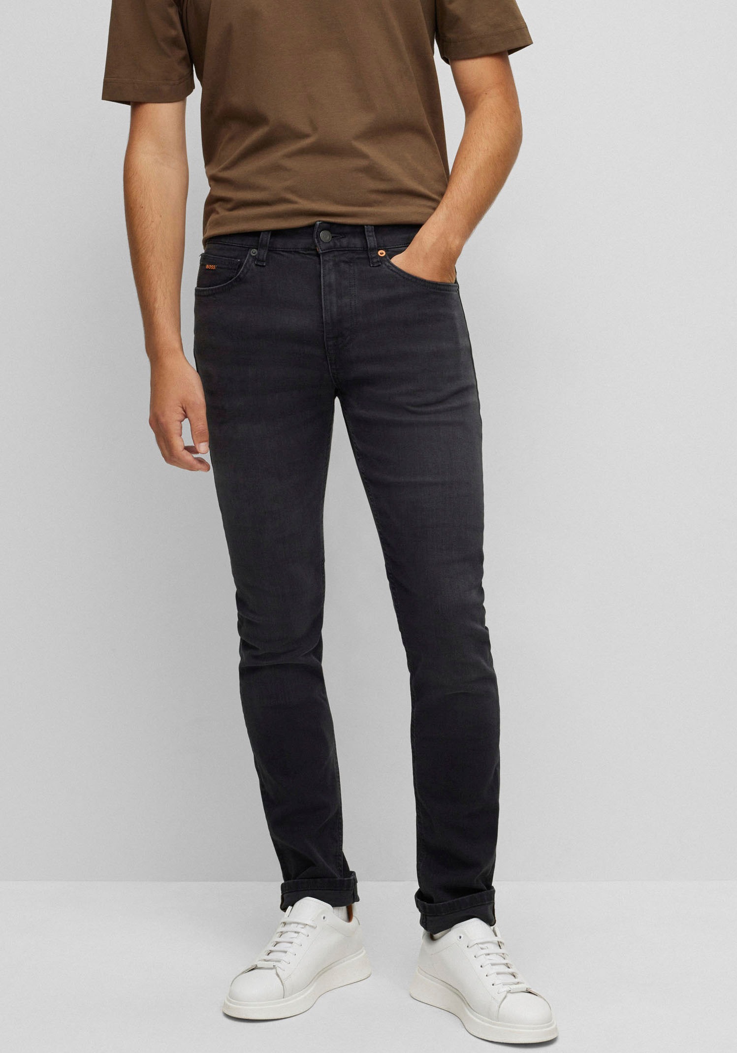 BOSS ORANGE Slim-fit-Jeans "Delaware", aus Super-Stretch-Denim