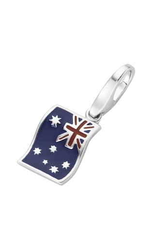 GIORGIO MARTELLO MILANO Charm-Einhänger »Australien-Flagge Sil...