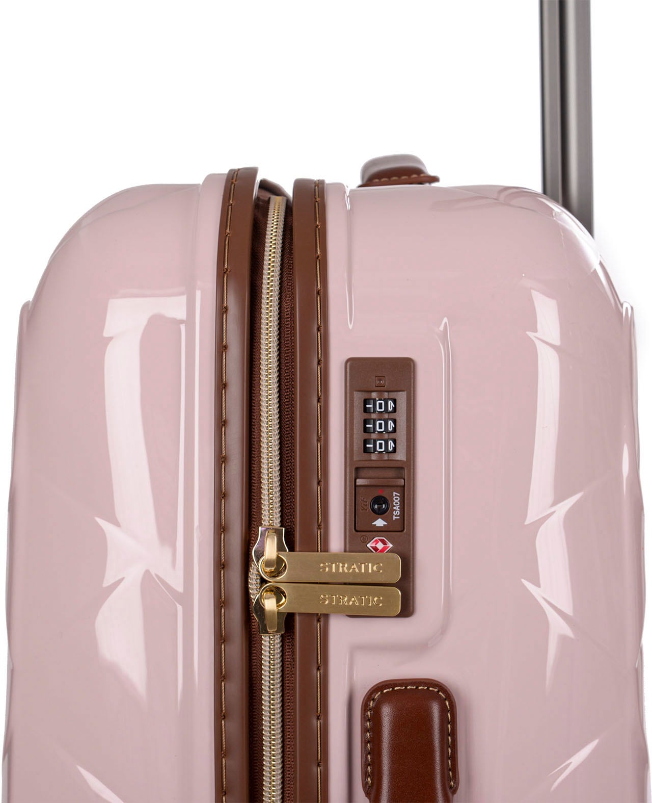 Stratic Hartschalen-Trolley rose«, | 4 mit BAUR NFC-Chip bestellen M, Rollen, »Leather&More