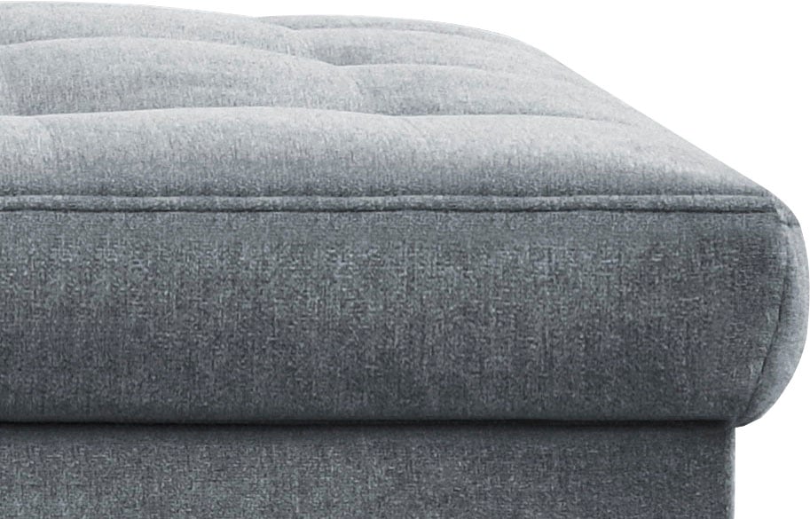 WERK2 Ecksofa Carmen, Sofa, Eckcouch mit Schlaffunktion, Bettkasten und Sitztiefenverstellung