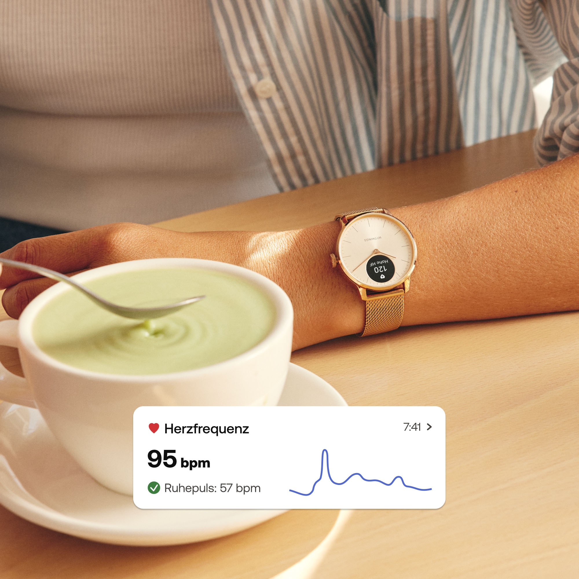 Withings Smartwatch »ScanWatch Light 37mm«, (/ 0,63 Zoll),)