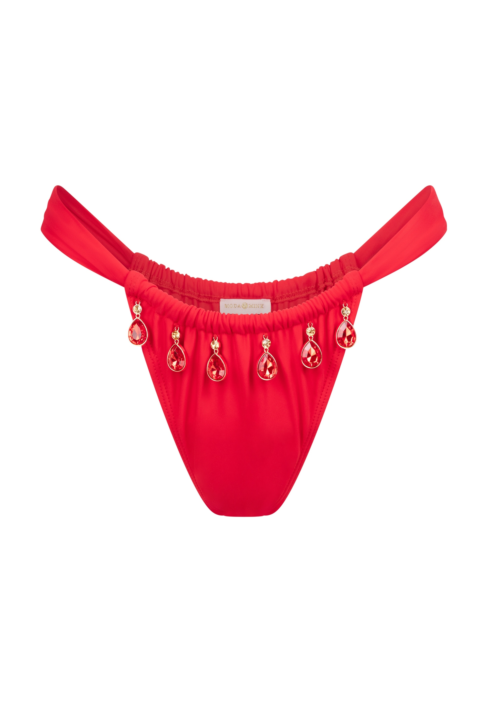 Moda Minx Bikini-Hose »Selene Droplet«, (1 St.), mit funkelnden Anhängern