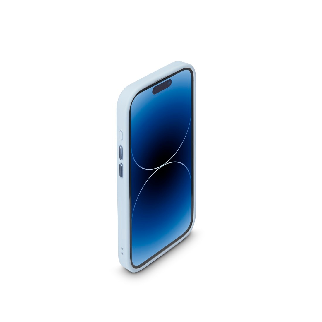 Hama Smartphone-Hülle »Handyhülle für Apple iPhone 15 Pro, durchsichtig Blau, stabil flexibel«, iPhone 15 Pro