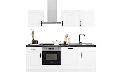 wiho Küchen Küchenzeile »Erla«, mit Hanseatic-E-Geräten, Breite 220 cm kaufen