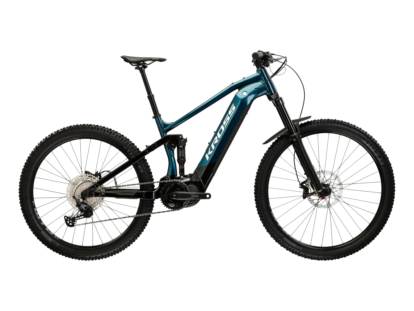 Kross "E-MTB Grist Boost 2.0 630 29" türkis 12 Gänge - Shimano Mittelmotor" 12 Gang Shimano DEORE M6100 Schaltwerk Kettenschaltung Mittelmotor 250 W SHIMANO Steps 36 V/250 W, Mittelmotor DU-EP800