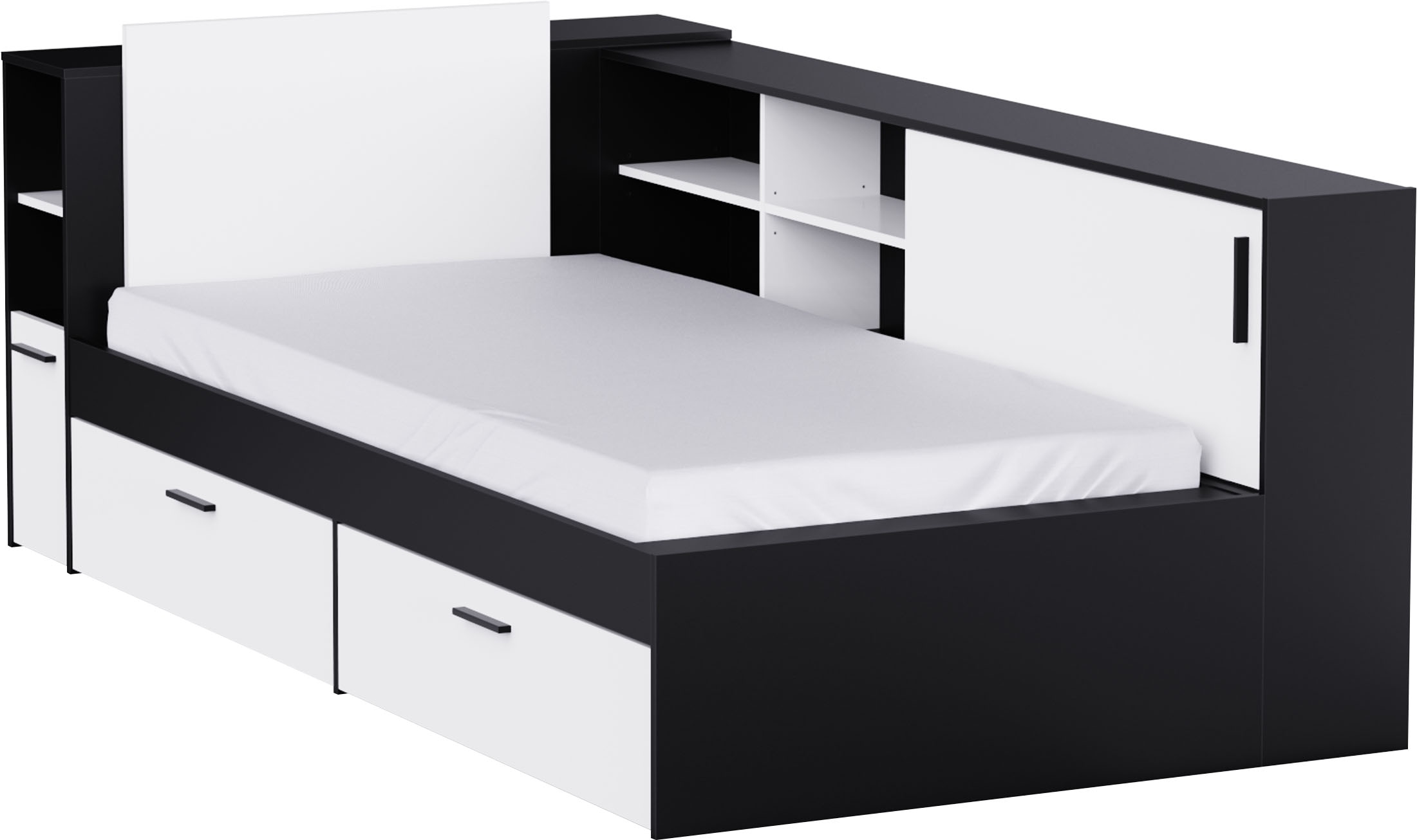 Demeyere GROUP Stauraumbett "DREAMPAD Bett 90x190/200 mit Ablage" günstig online kaufen