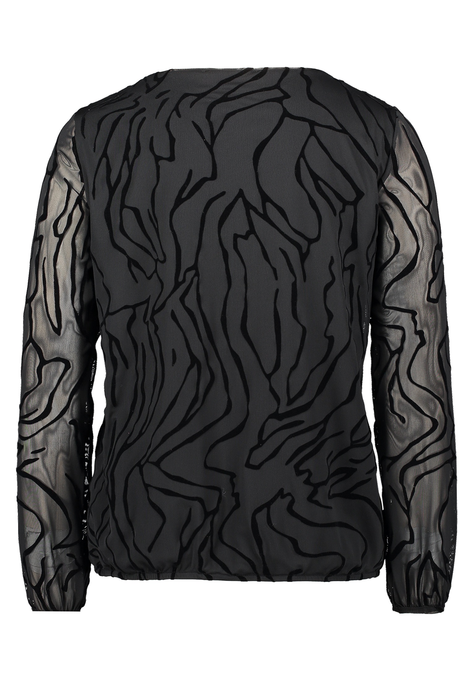 Betty&Co Kurzarmshirt »Damen Blusenshirt mit Raffung« 1 Stk. tlg.