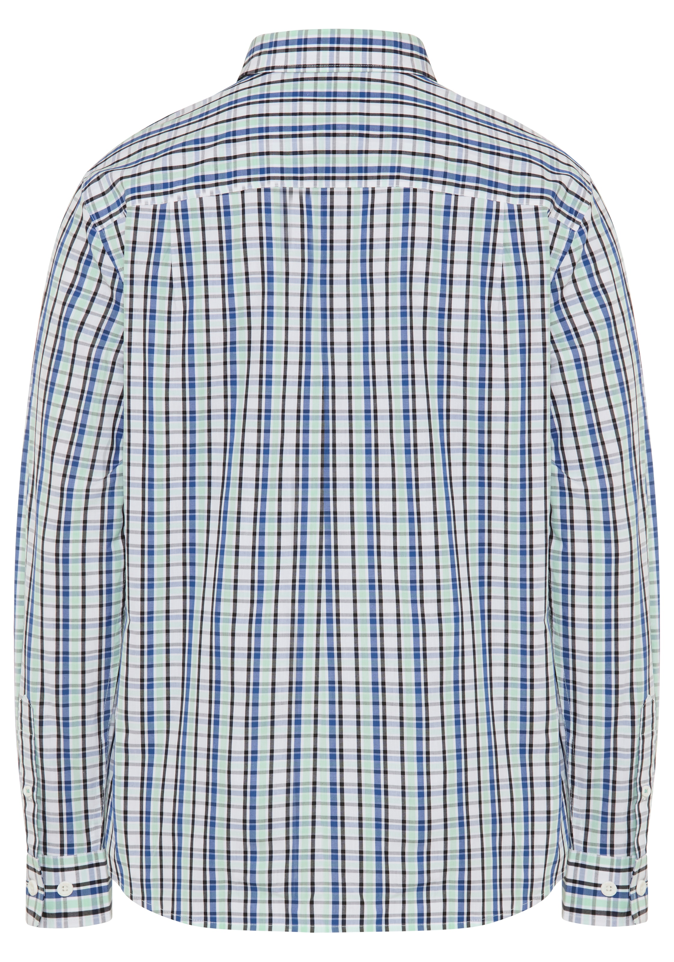 Man's World Karohemd regular fit, normale Länge, Langarm mit Manschetten und Ärmelschlitz