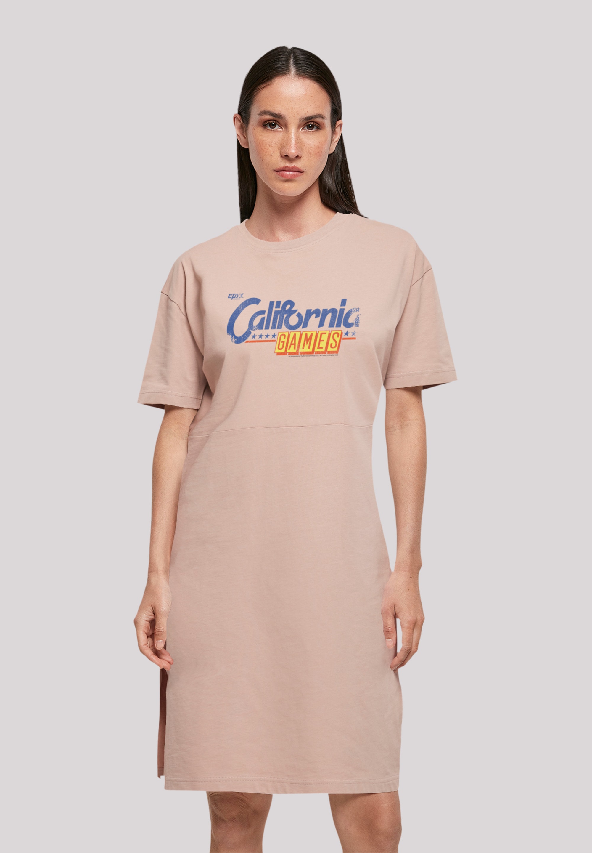 F4NT4STIC Shirtkleid »CALIFORNIA GAMES LOGO«, Print