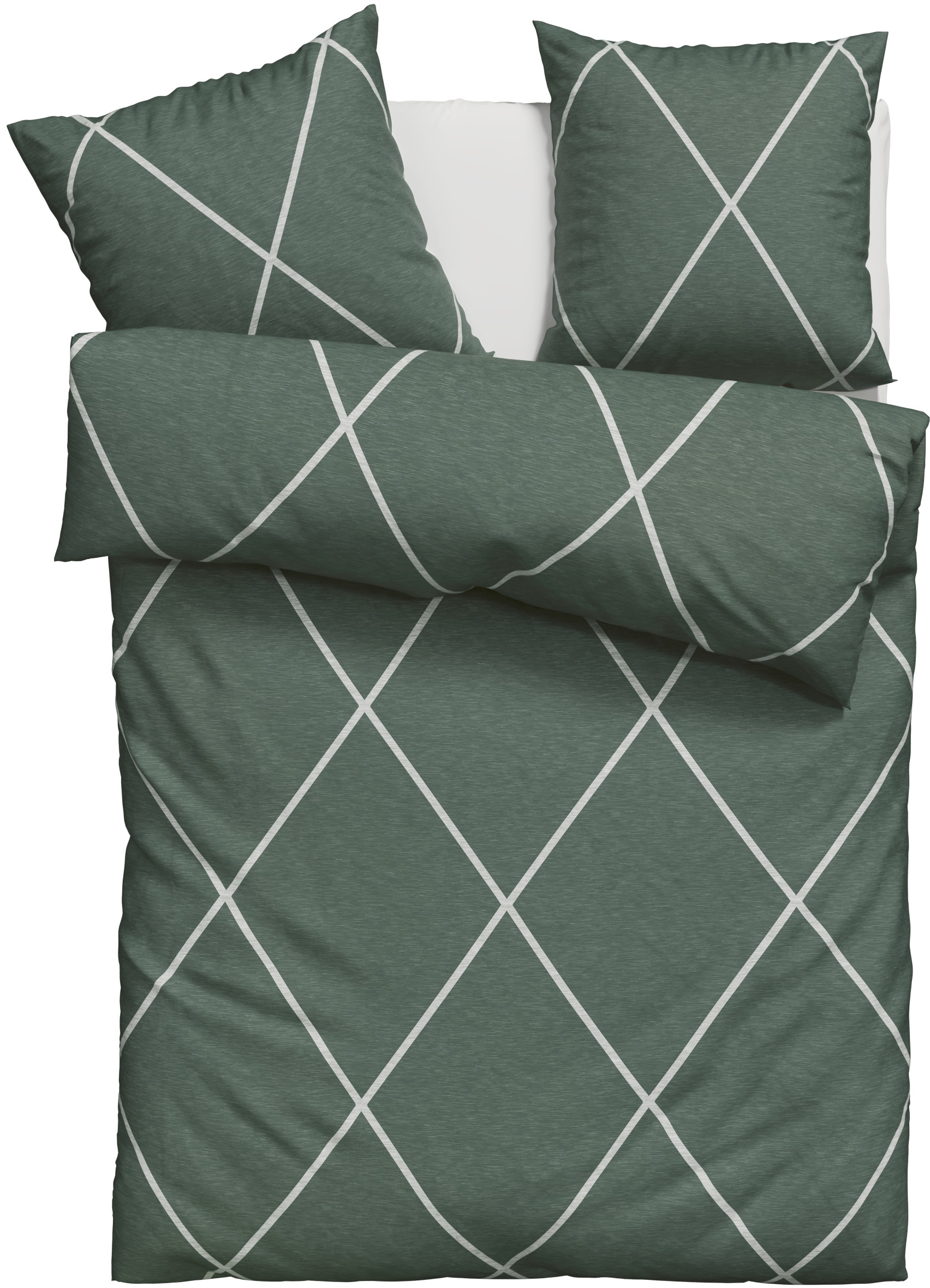 OTTO home Bettwäsche "Belle" 2 Stk. Renforcé Qualität, Reißverschluss günstig online kaufen