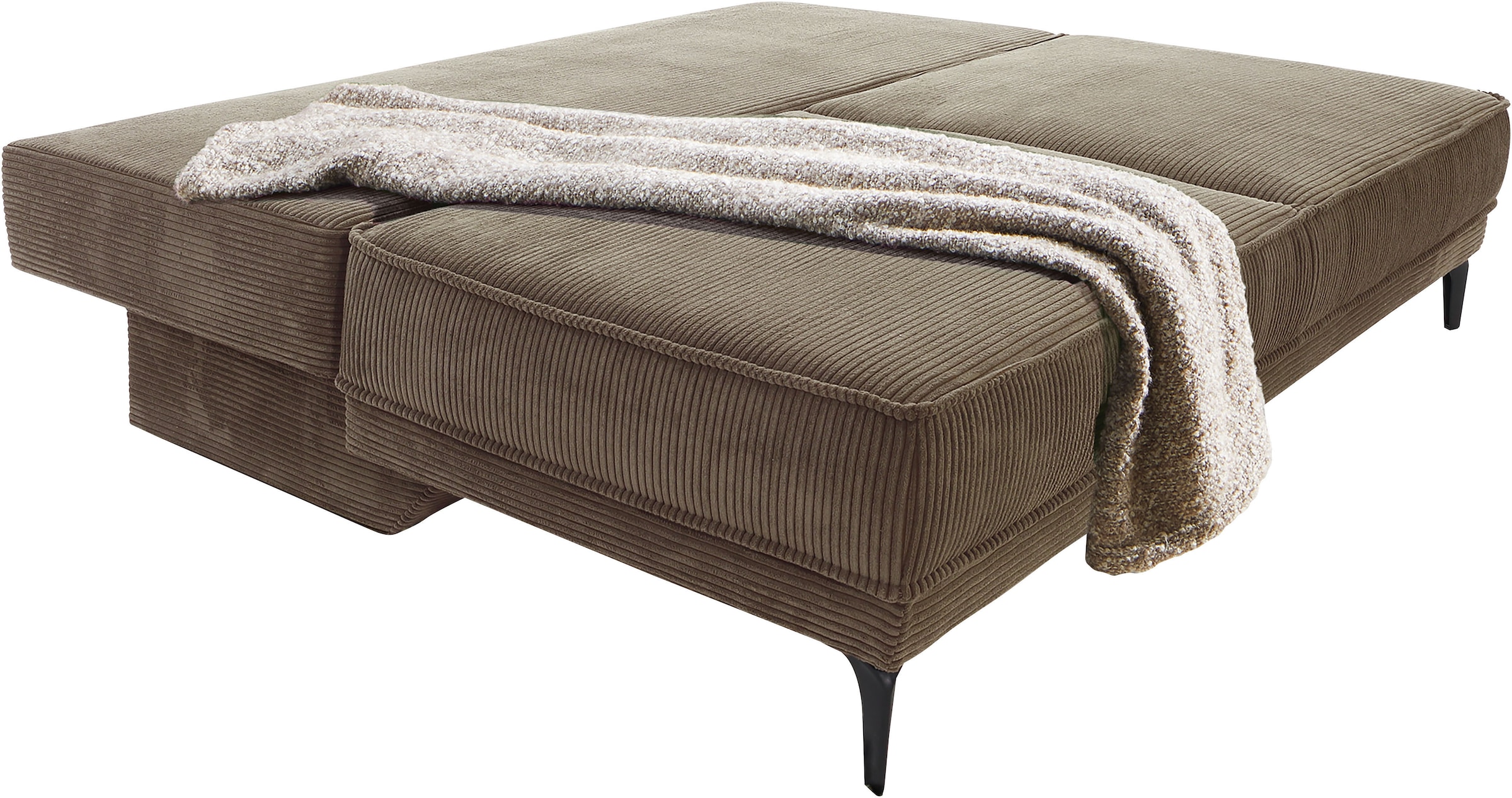 Jockenhöfer Gruppe Schlafsofa »Maestro, B: 203 cm, Liegefl. 161x200 cm, Dauerschläfer« mit Bettfunktion & Bettkasten, Tonnentaschenfederkern