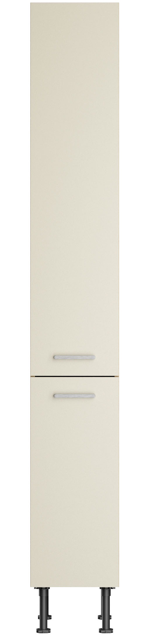 KOCHSTATION Apothekerschrank "KS-Lucy" Breite 30 cm, mit 2 Auszügen, Soft-Close, höhenverstellbare Füße