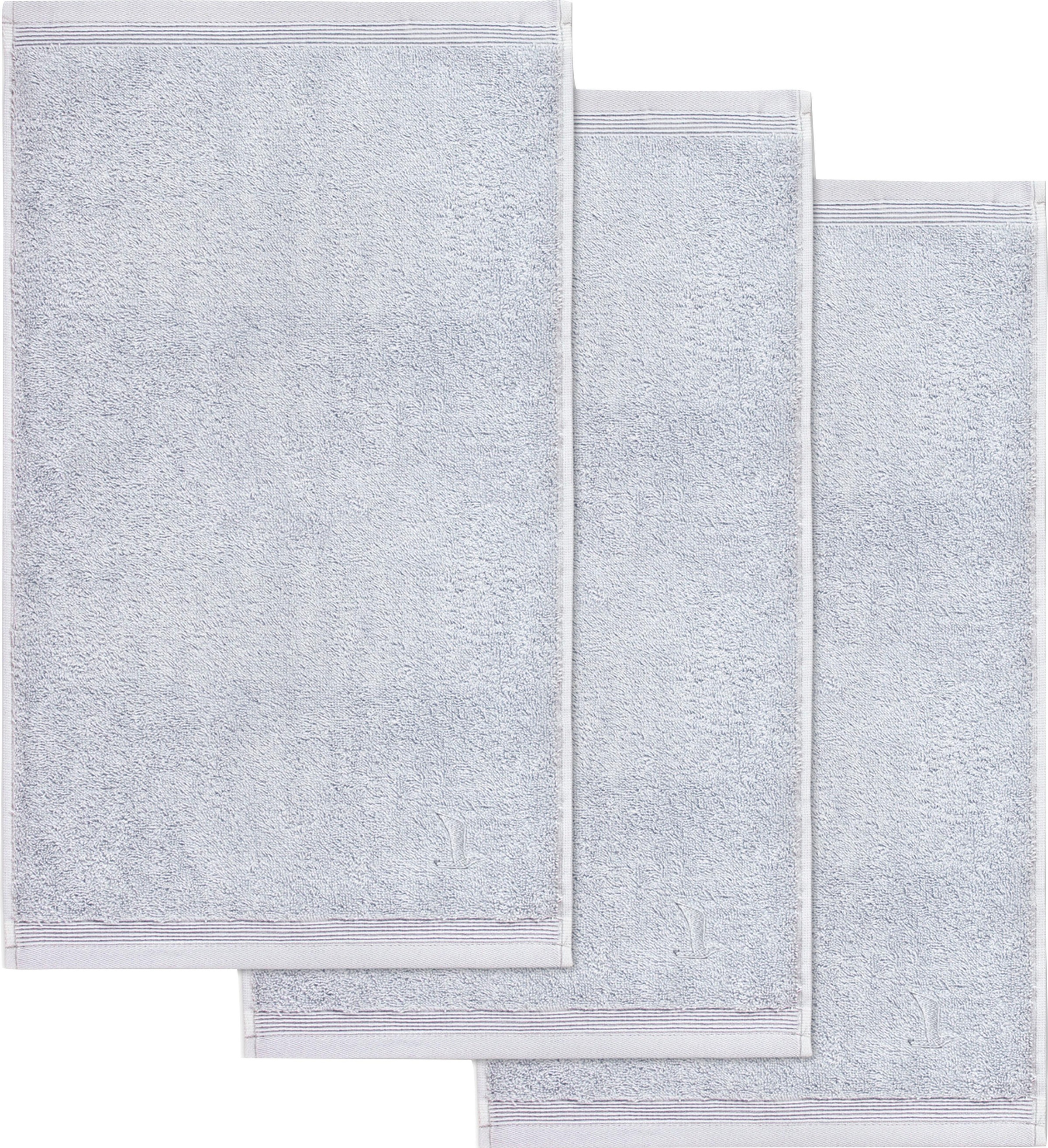 Möve Gästehandtücher "Superwuschel" Gästehandtücher Set mit Bordüre, 100% P günstig online kaufen